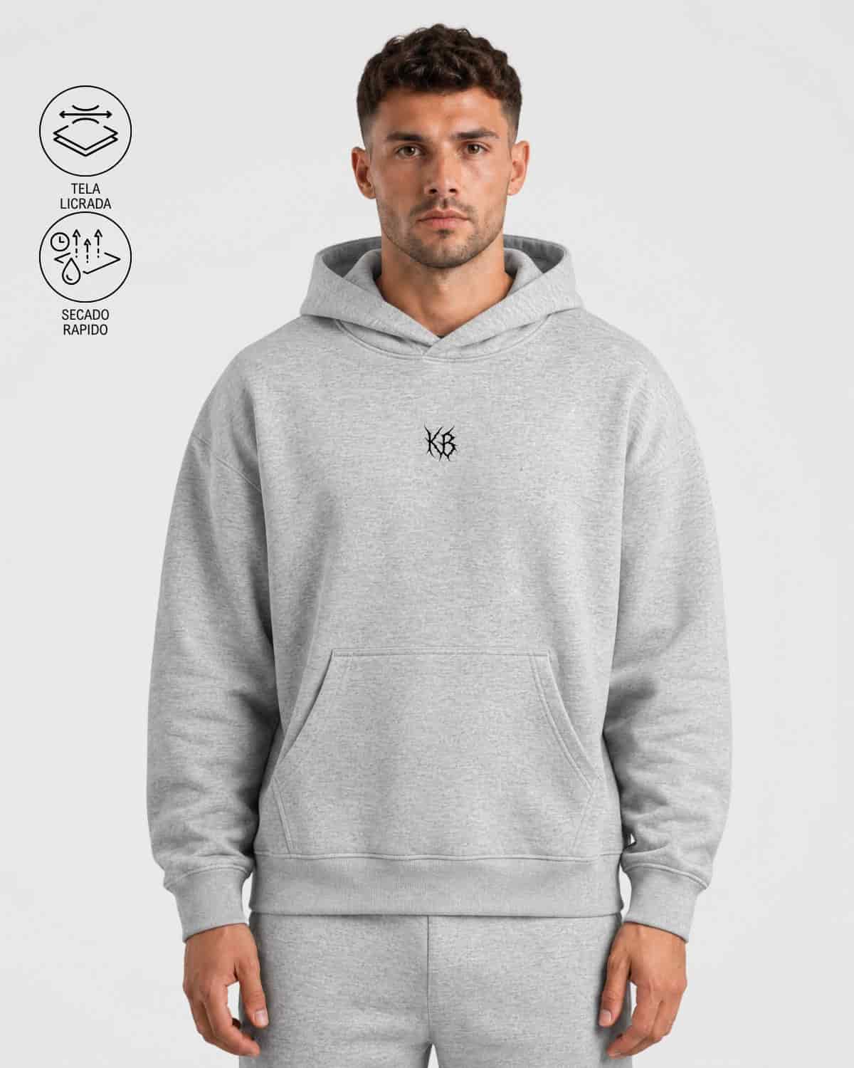 Hoddie  Tela Licrada Premium Kaybu Suavage I KBMEN RF. 432 - miniatura 2