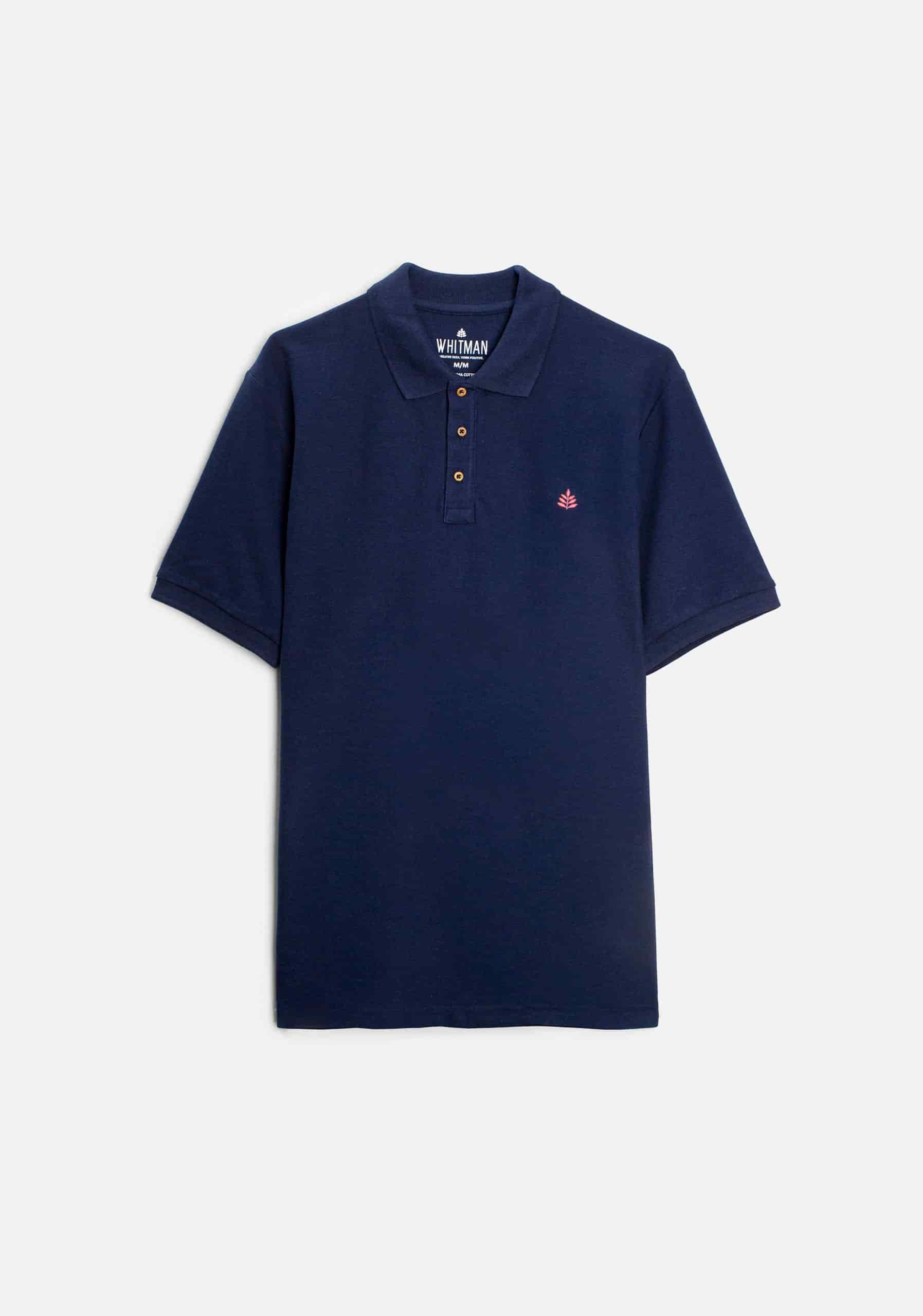 Camiseta Polo H Unicolor L-Ros Azul Osc - miniatura 1