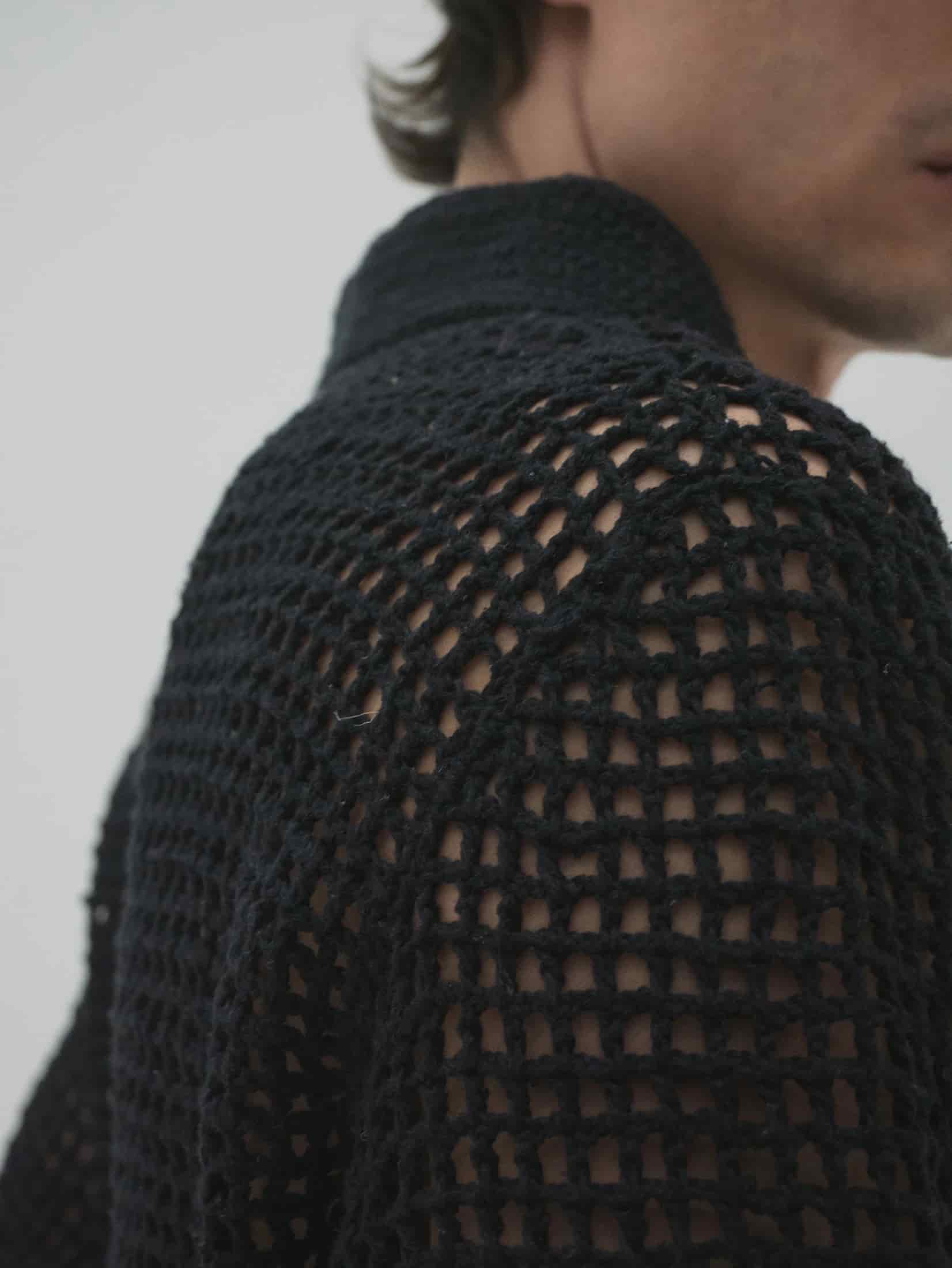 Camisa tejida en crochet Mujer - miniatura 6