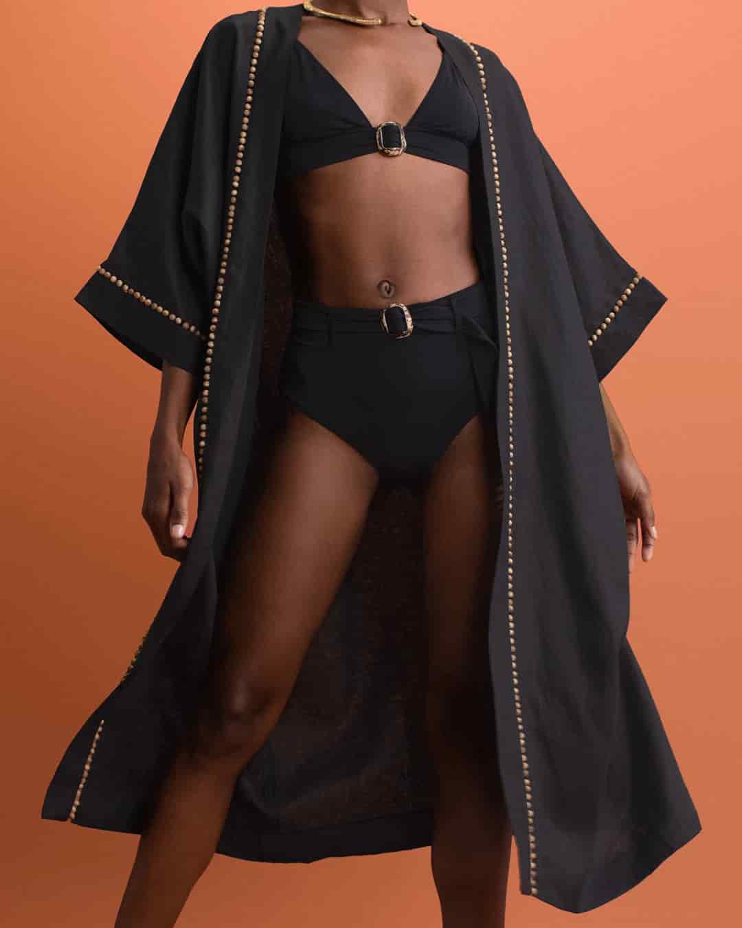 RAFAELA KAFTAN / Negro - miniatura 2