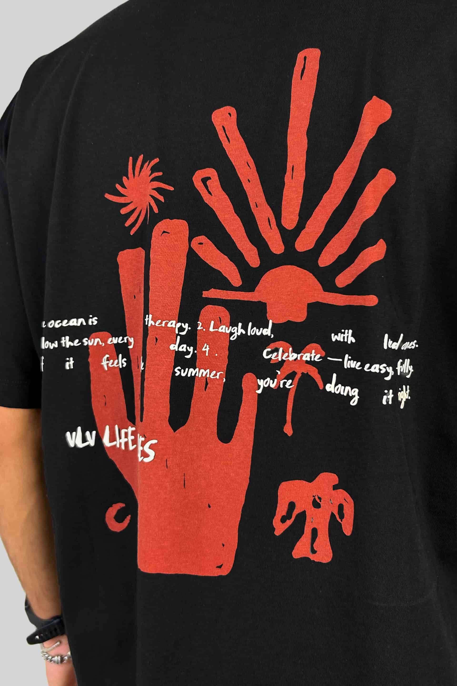 CAMISETA OVERSIZE LIFE RULES - miniatura 4