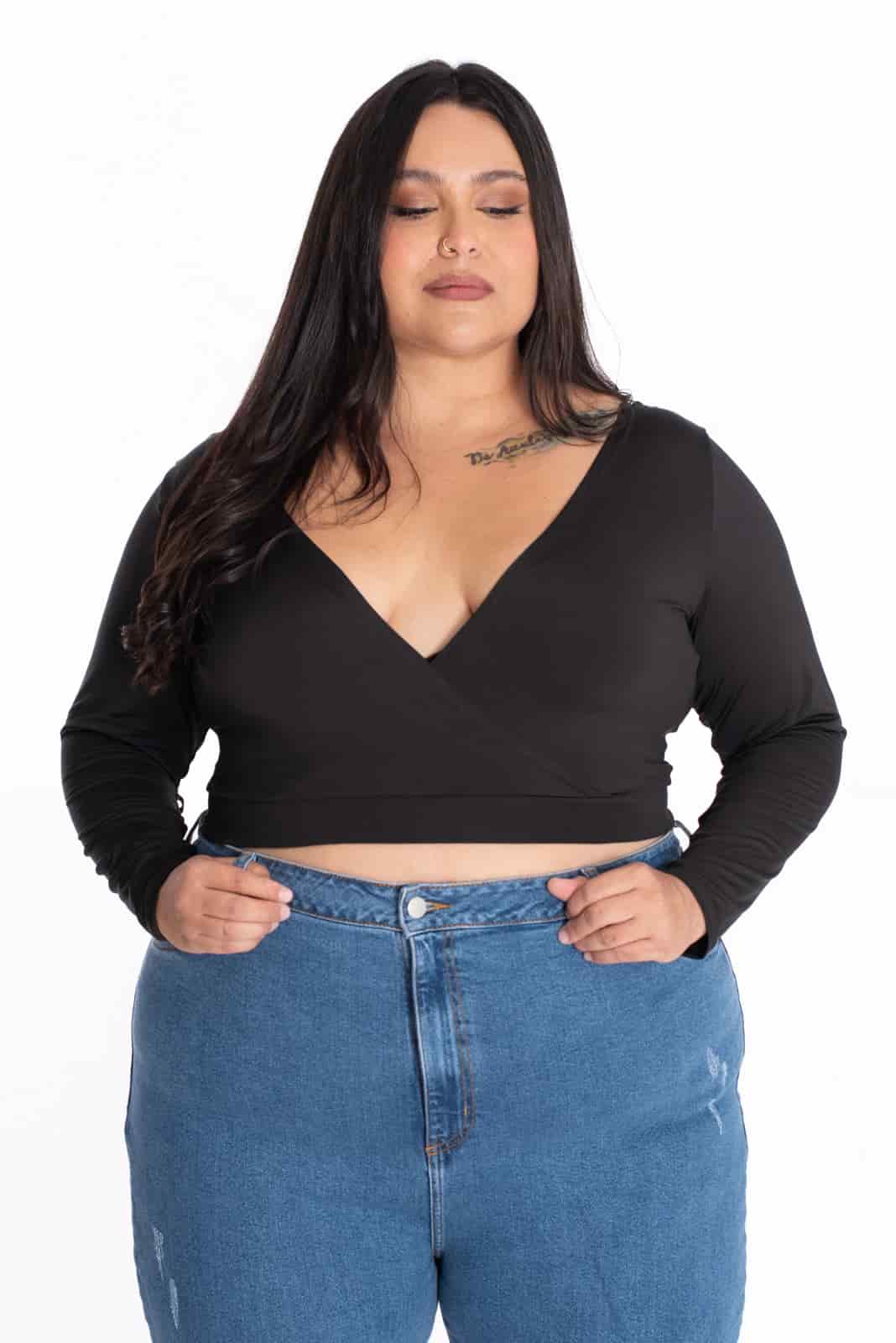 Crop Top Molly Negro - miniatura 3