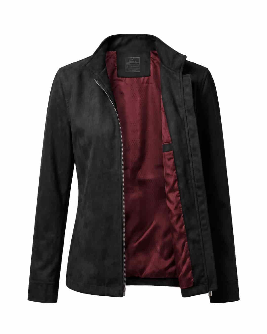 Chaqueta Cambridge Gamuza Negra Mujer - miniatura 2