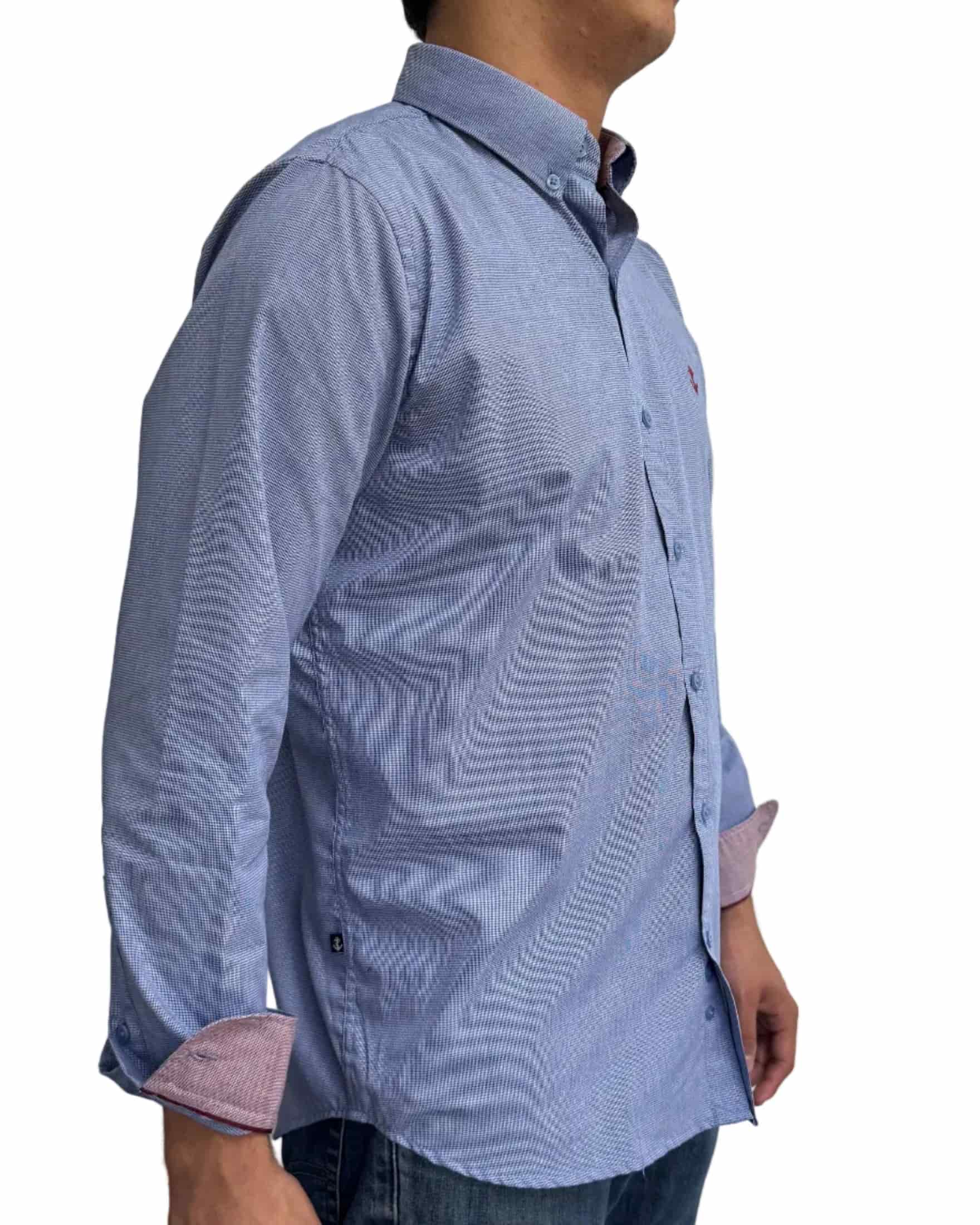 Camisa Punteado Navy - miniatura 4