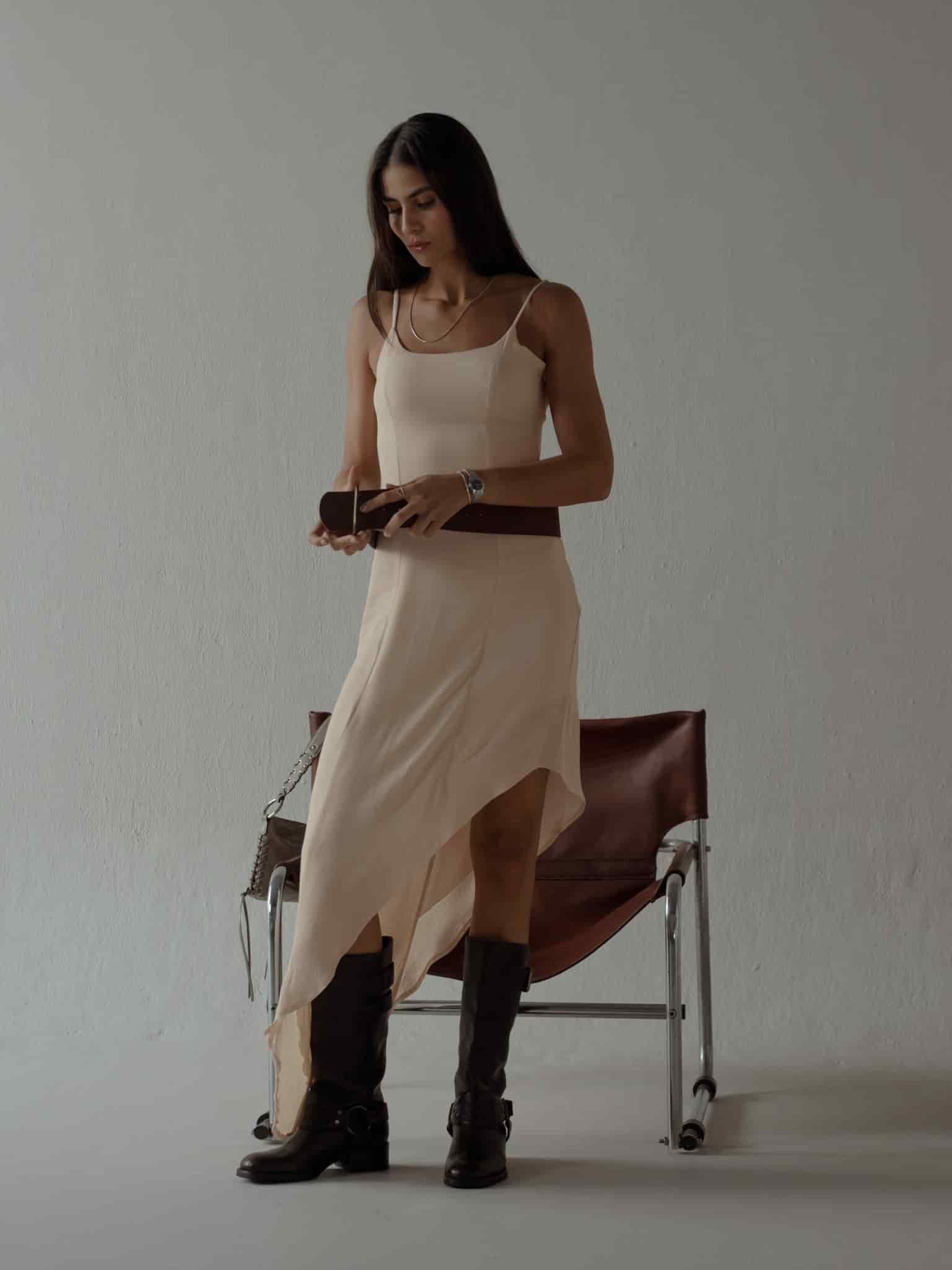 THE MINIMAL DRESS - NATURAL - miniatura 10