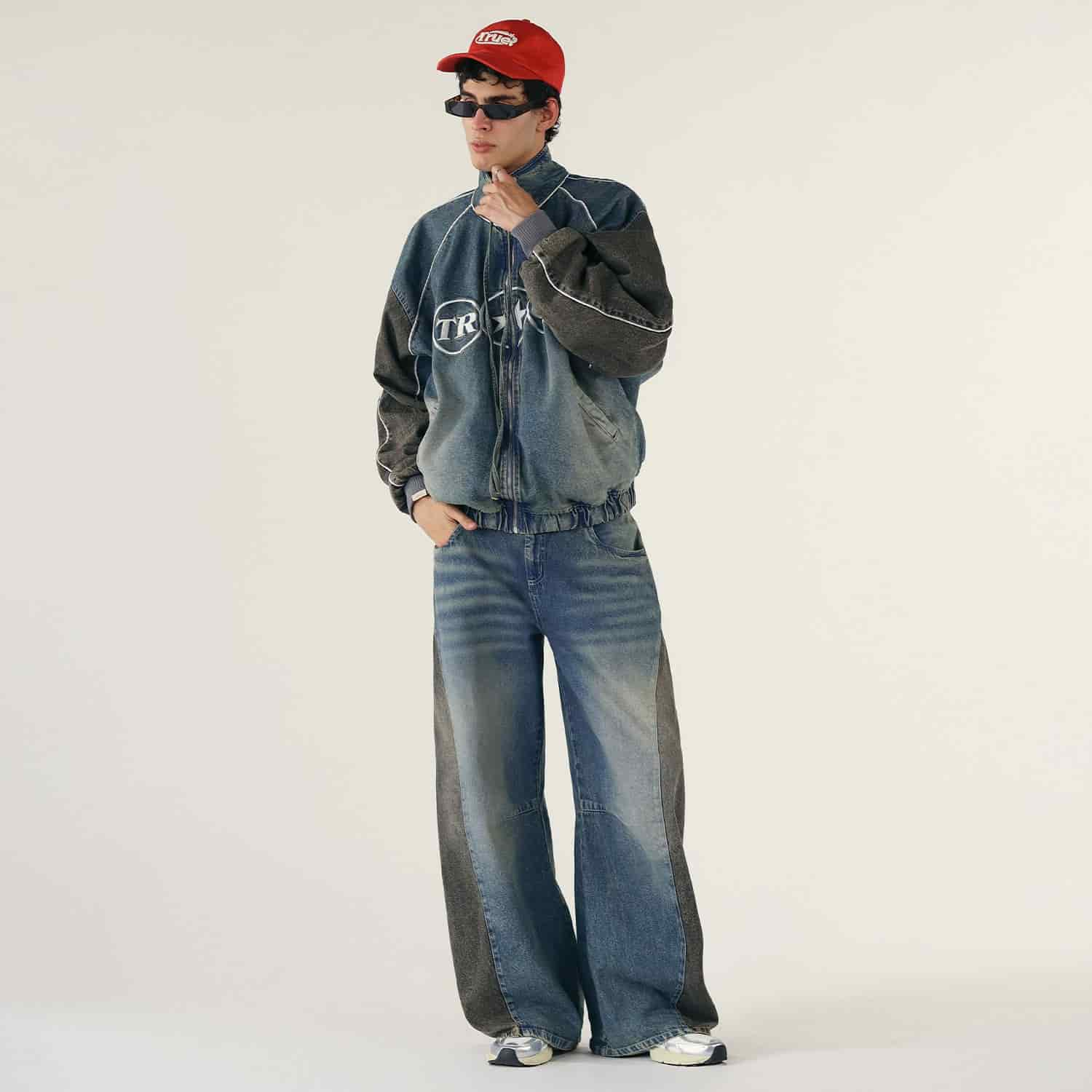 The True Spirit Denim Pants - Light Blue - miniatura 3