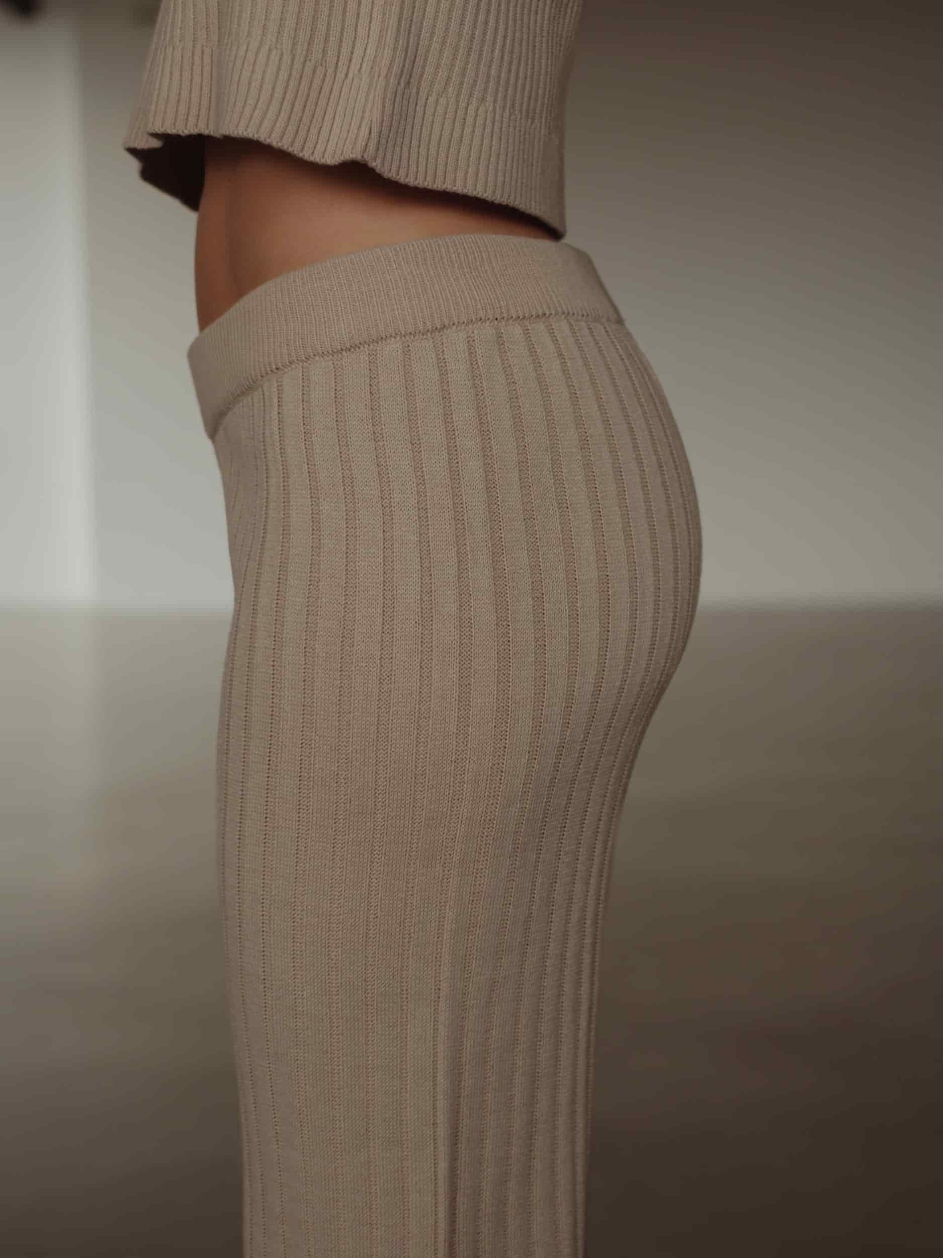 SAUNA KNIT PANTS - NATURAL - miniatura 7