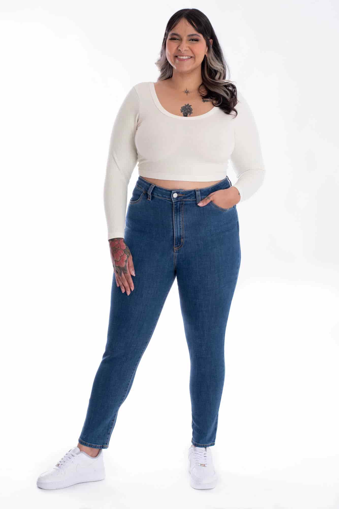 Jean Skinny Azul Medio 384 - miniatura 15