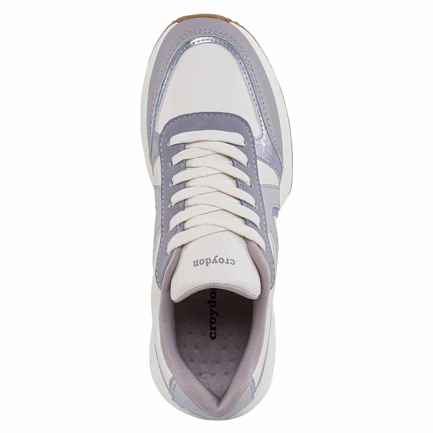 Tenis Urbanos Bekir Blanco-Lila Croydon Para Mujer - miniatura 4