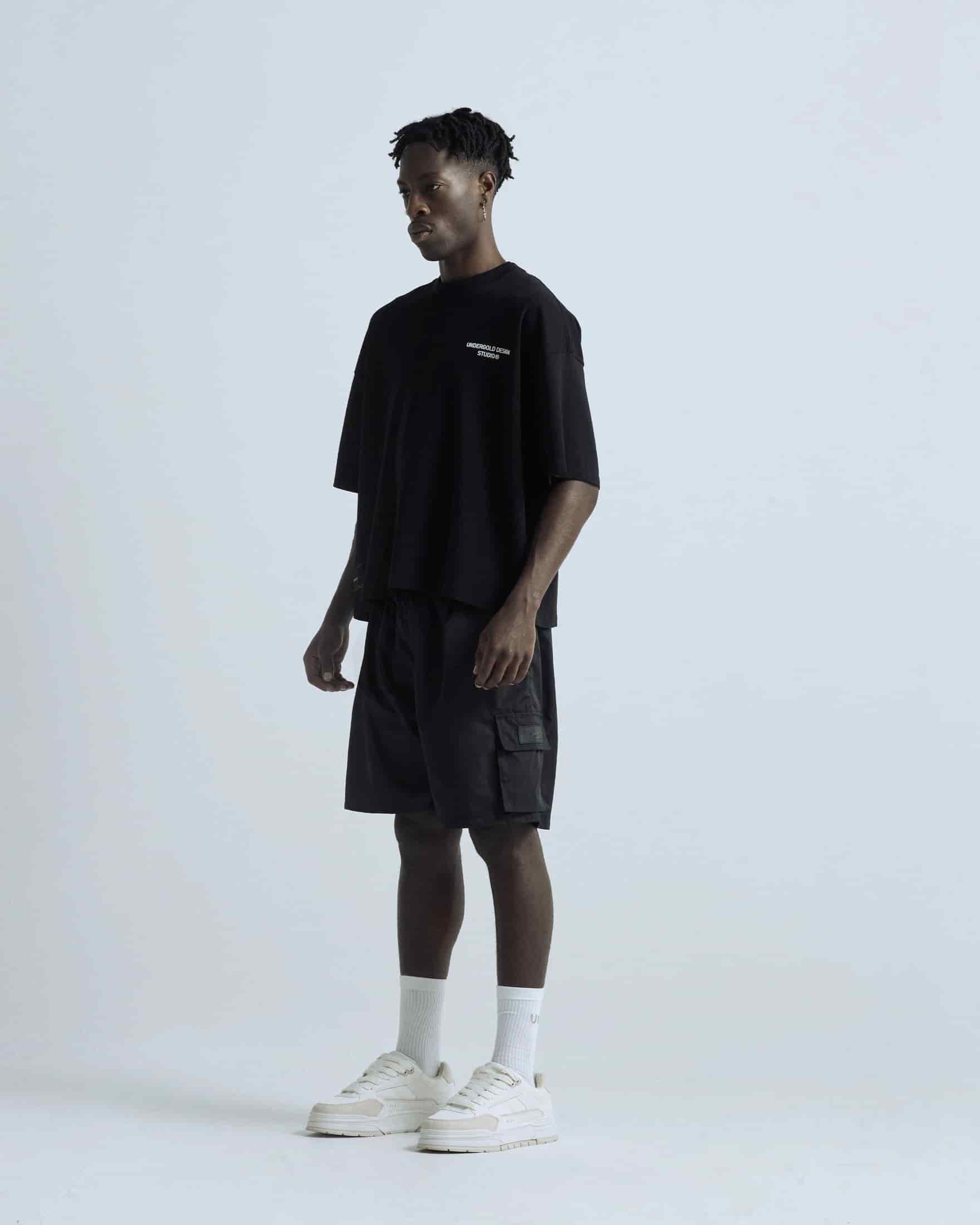 Basics Undergold Design Studio Boxy T-shirt Black - miniatura 4
