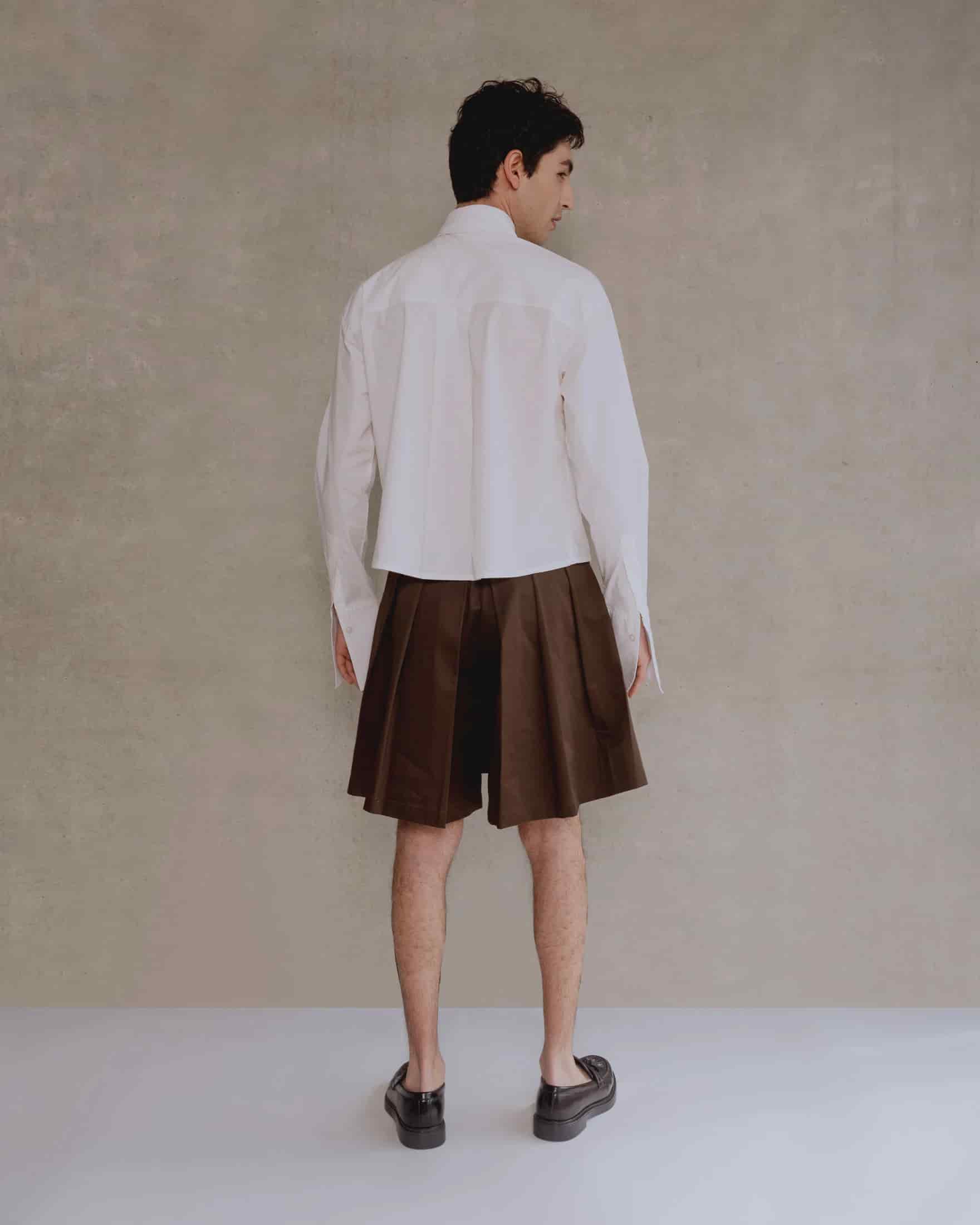 Brown Skirt Short Man - miniatura 9