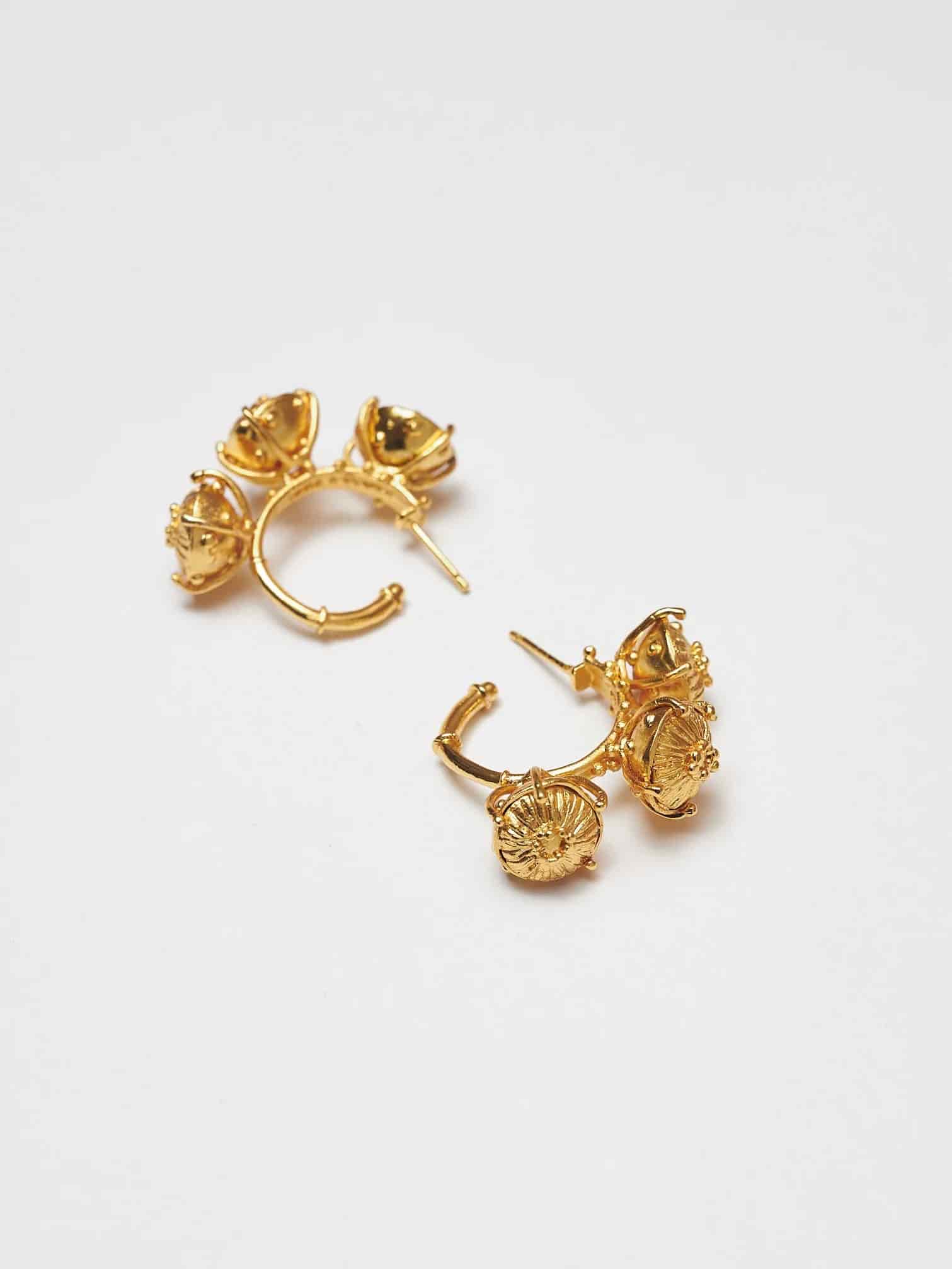 MAXI HOOP EARRINGS "SOMBRERITO" - miniatura 4