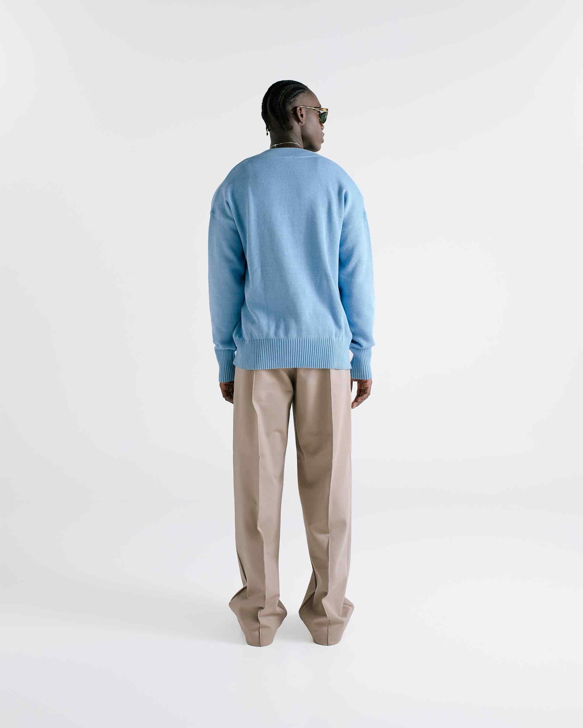 Knit Cardigan - Azul Claro - miniatura 5