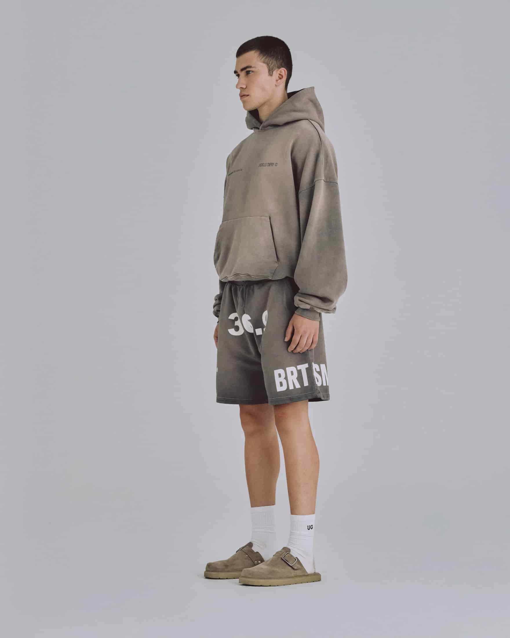 Spring Code Boxy Fit Hoodie Vintage Gray - miniatura 5