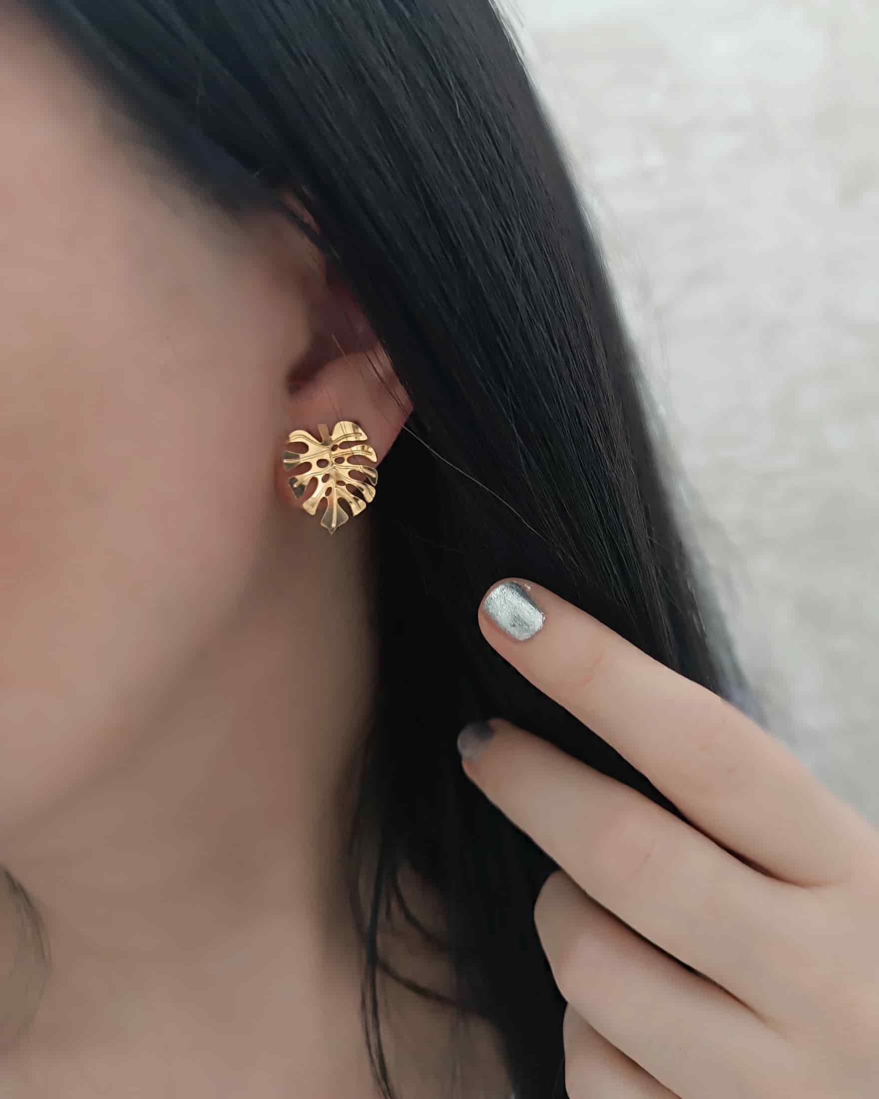 Aretes básicos Hoja Rota - miniatura 4