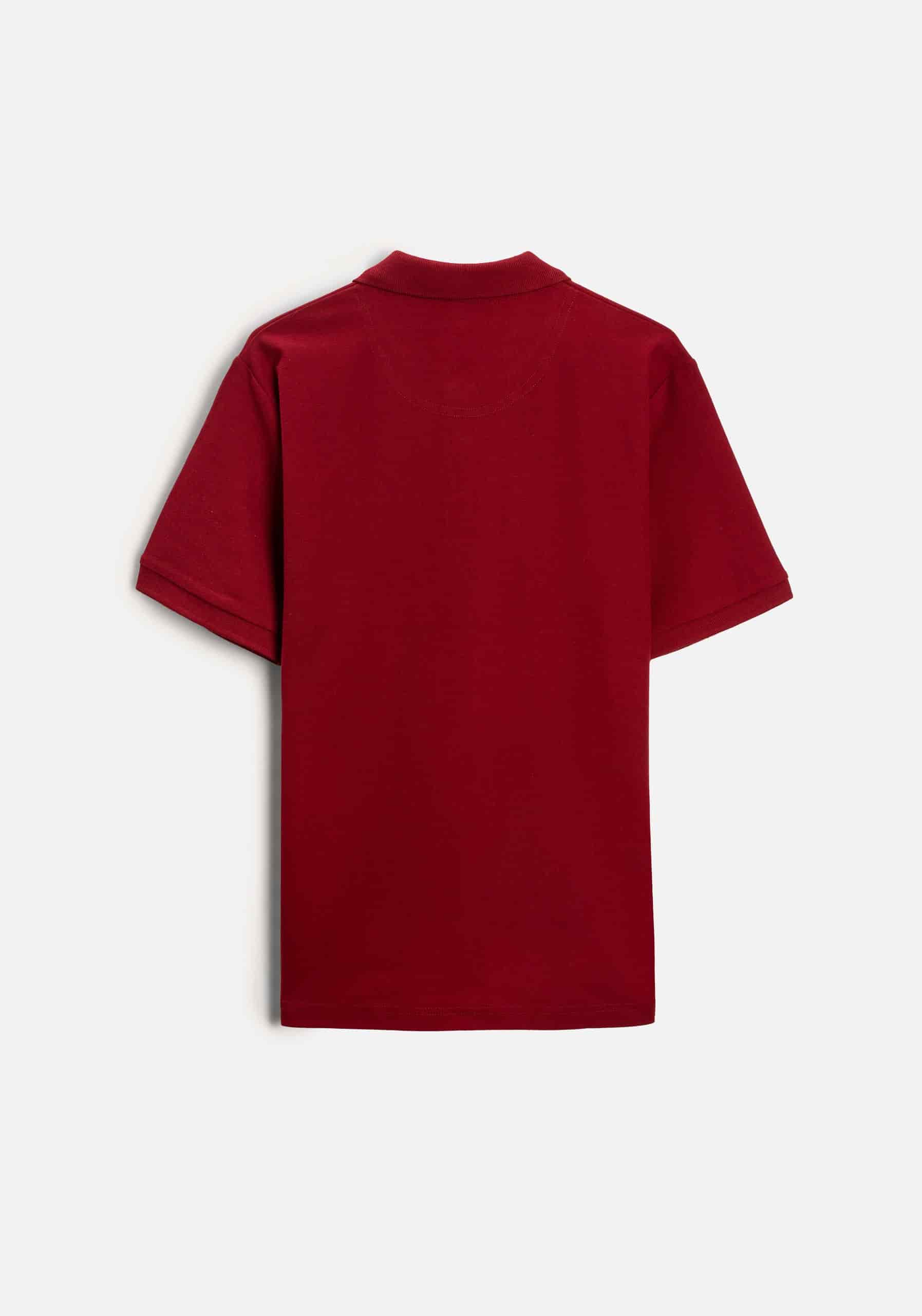 Camiseta Polo H Unicolor L-Nar Vino - miniatura 8