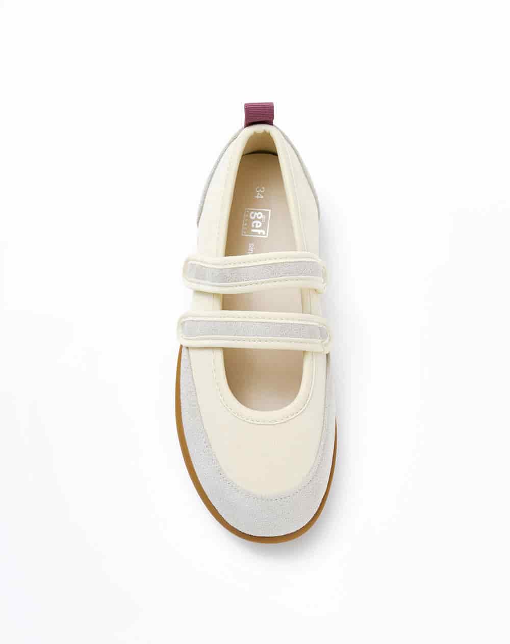 Zapatos baleta crudo niña - miniatura 4