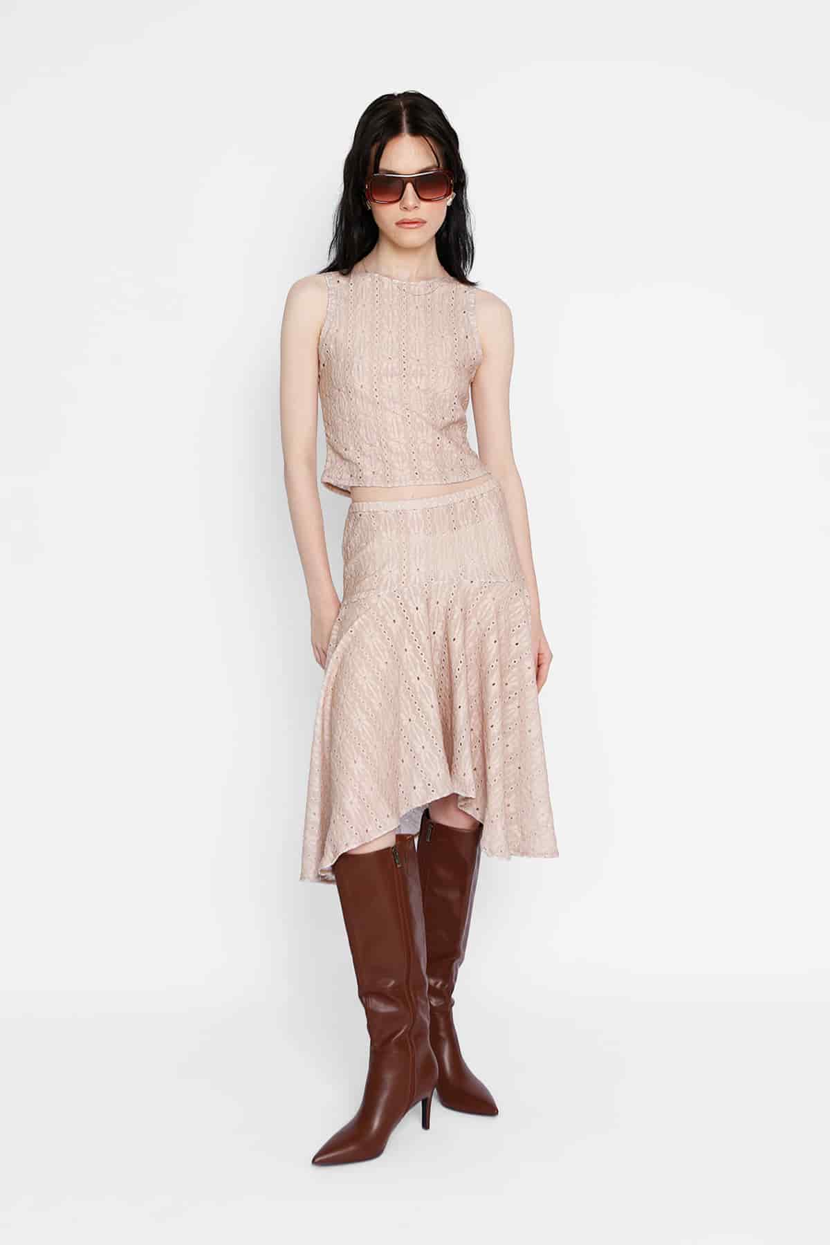 Lovers skirt in buttercream - miniatura 1