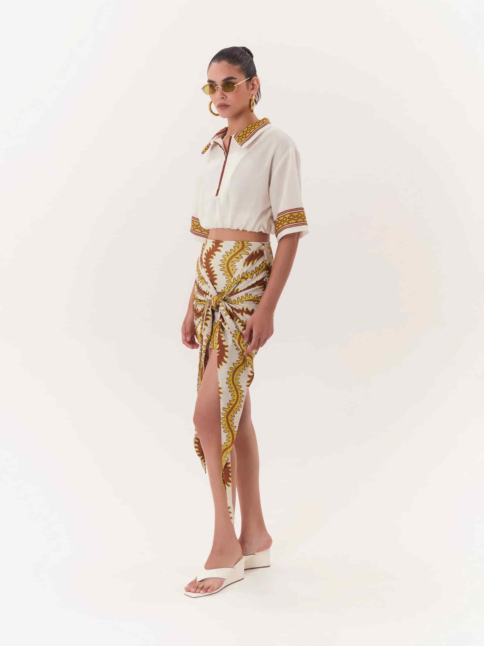 Cropped Top Solar - Café - miniatura 2
