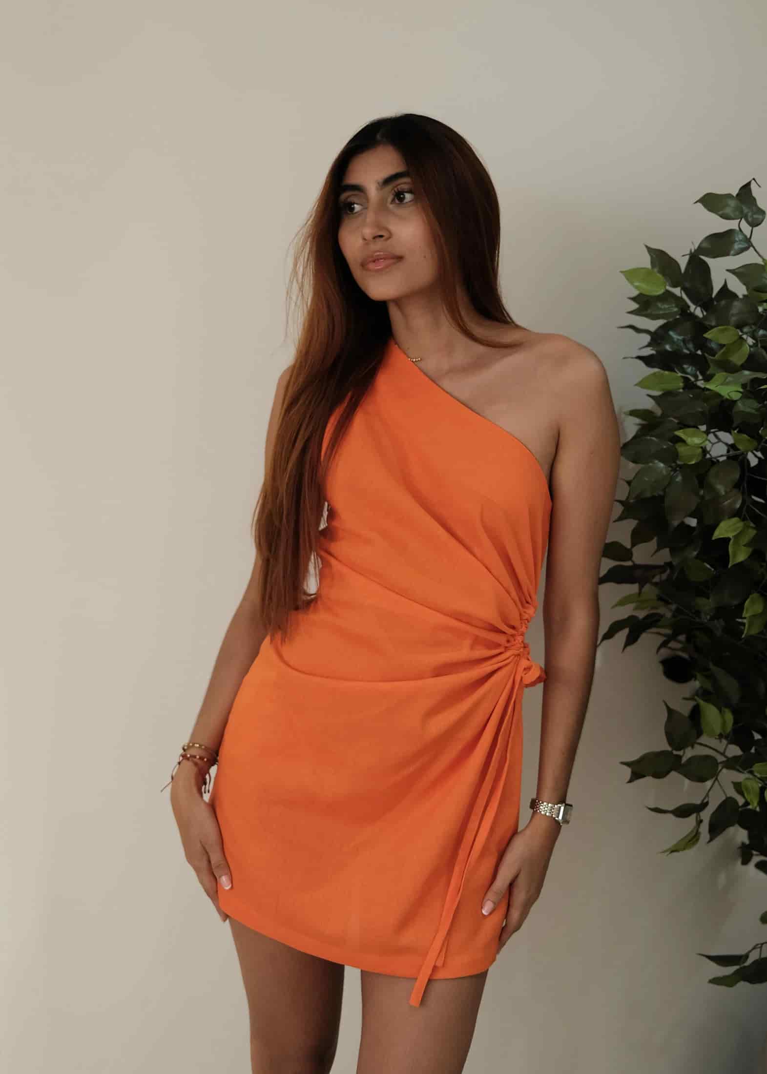 Vestido Mini Centauro Naranja - miniatura 1