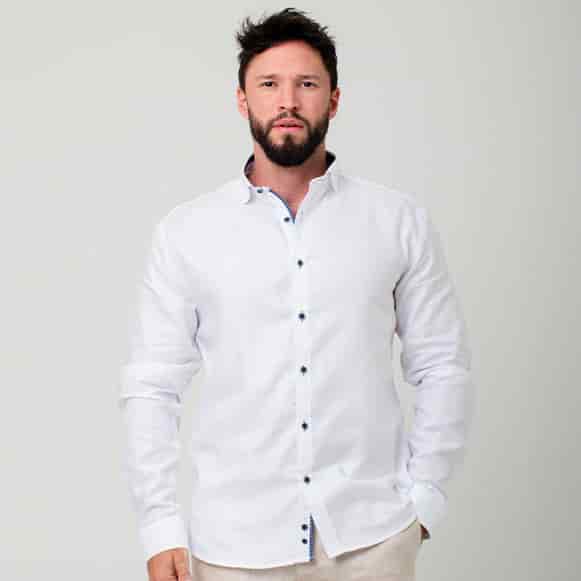 CAMISA ML 100% ALGODON HOMBRE - miniatura 107