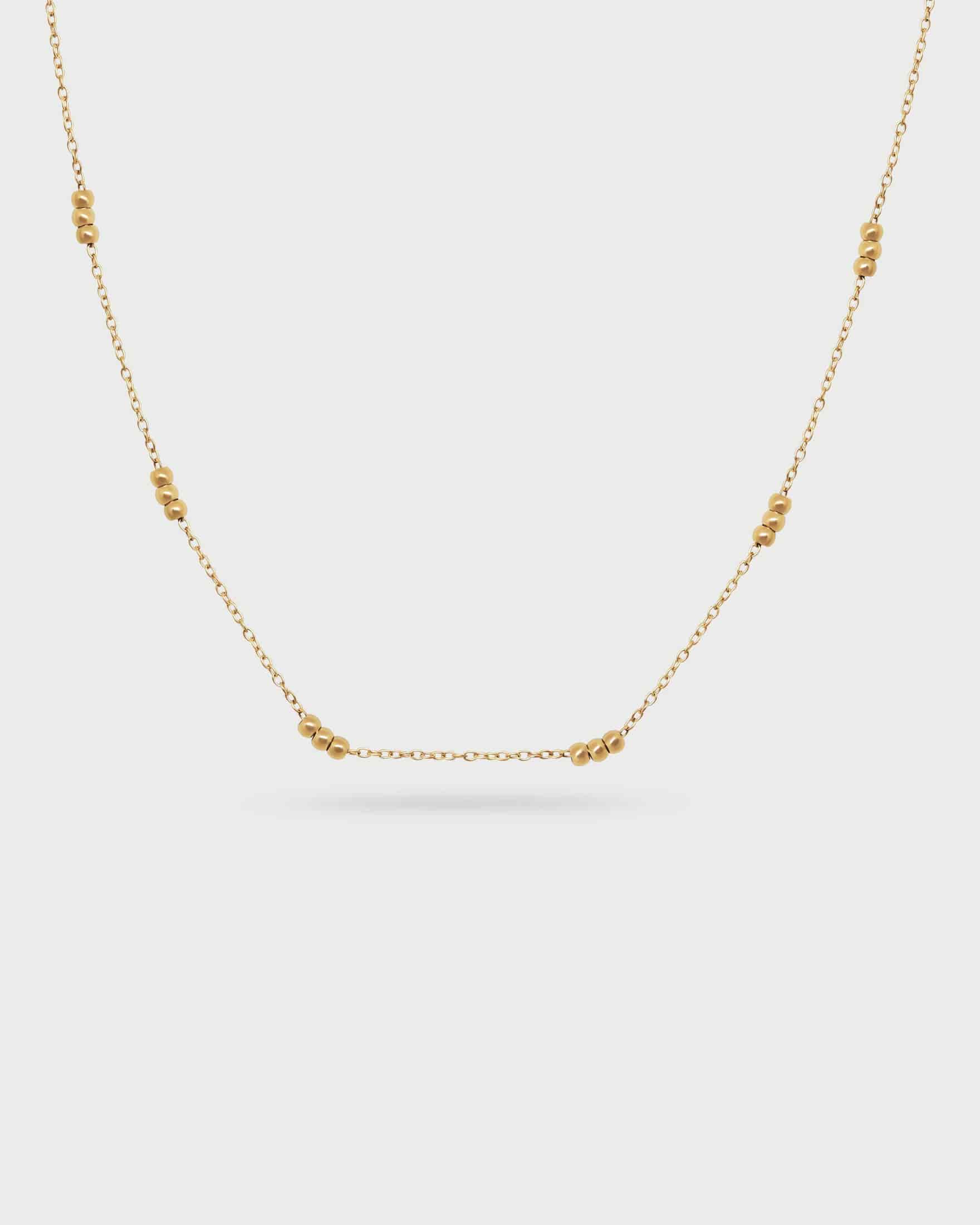 Collar 3 Esferas Oro - miniatura 2