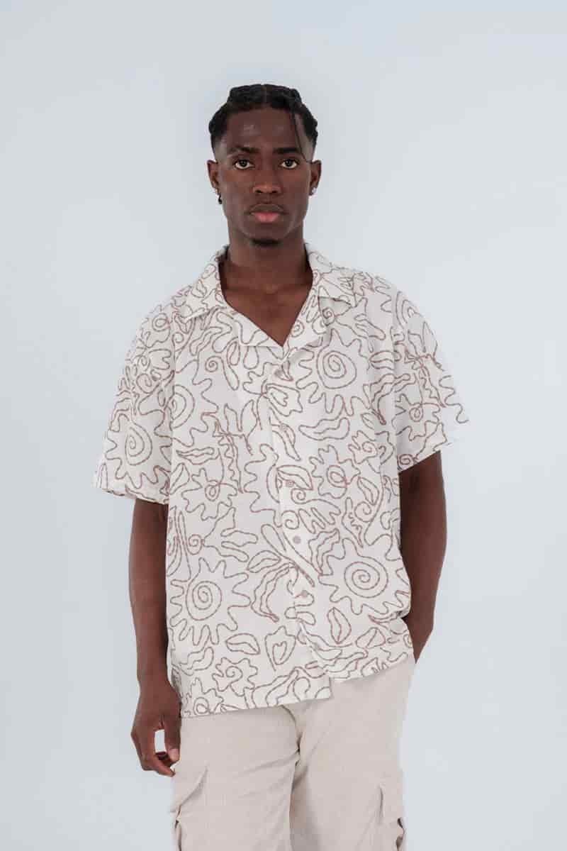 Camisa moda coral - miniatura 7