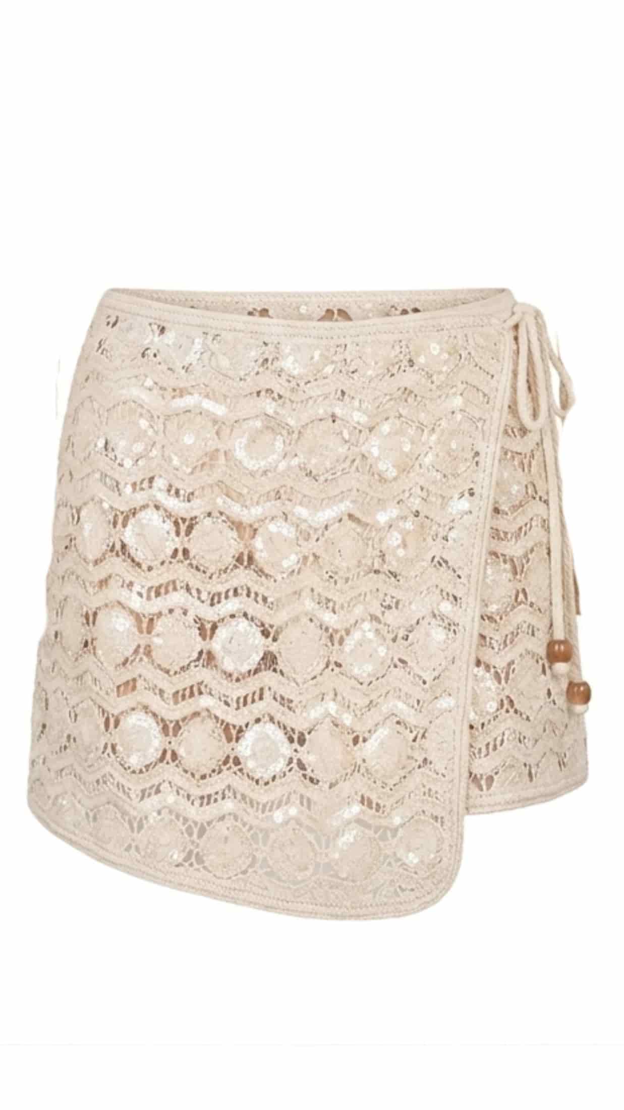 NICO SKIRT NATURAL ECRU - miniatura 1