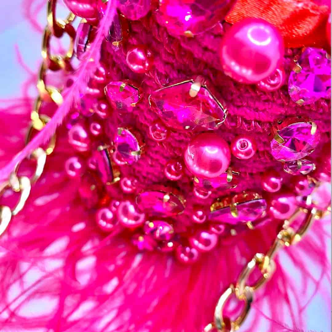 Fuchsia Gemstone Minaudière - miniatura 2