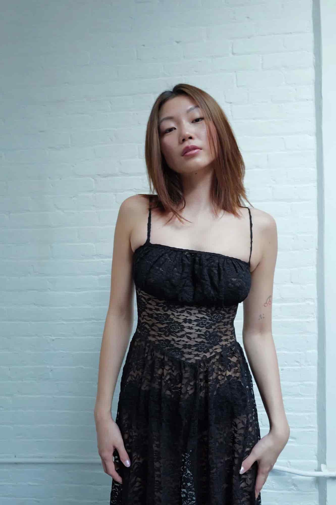ARIELLE BLACK DRESS - miniatura 5