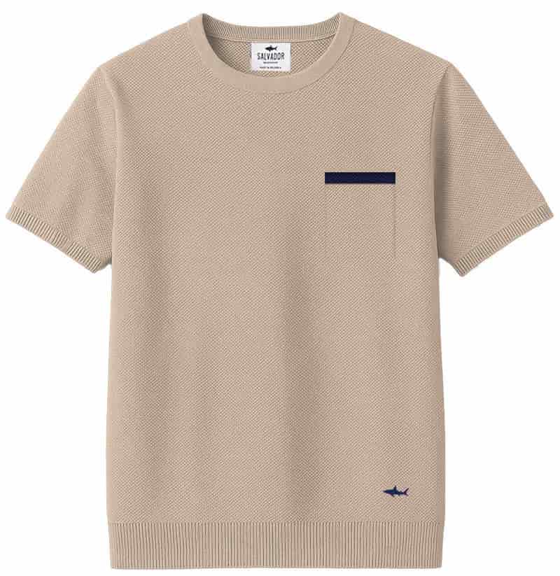 CAMISETA DE PUNTO ARENA B AZUL O - miniatura 1