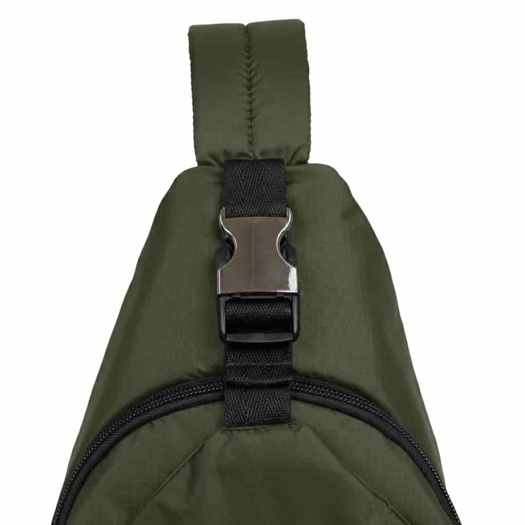 Bandolera Cruzada de Viaje Mediana Light Verde Militar -VM - miniatura 9