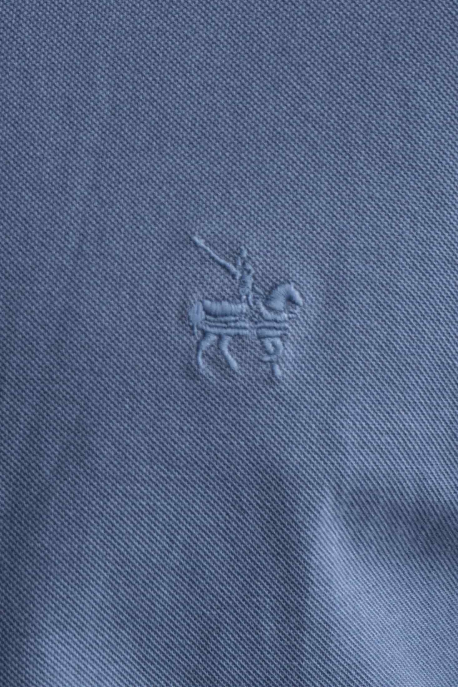 Camisa Micro Pique Hombre Azul Petroleo - miniatura 3