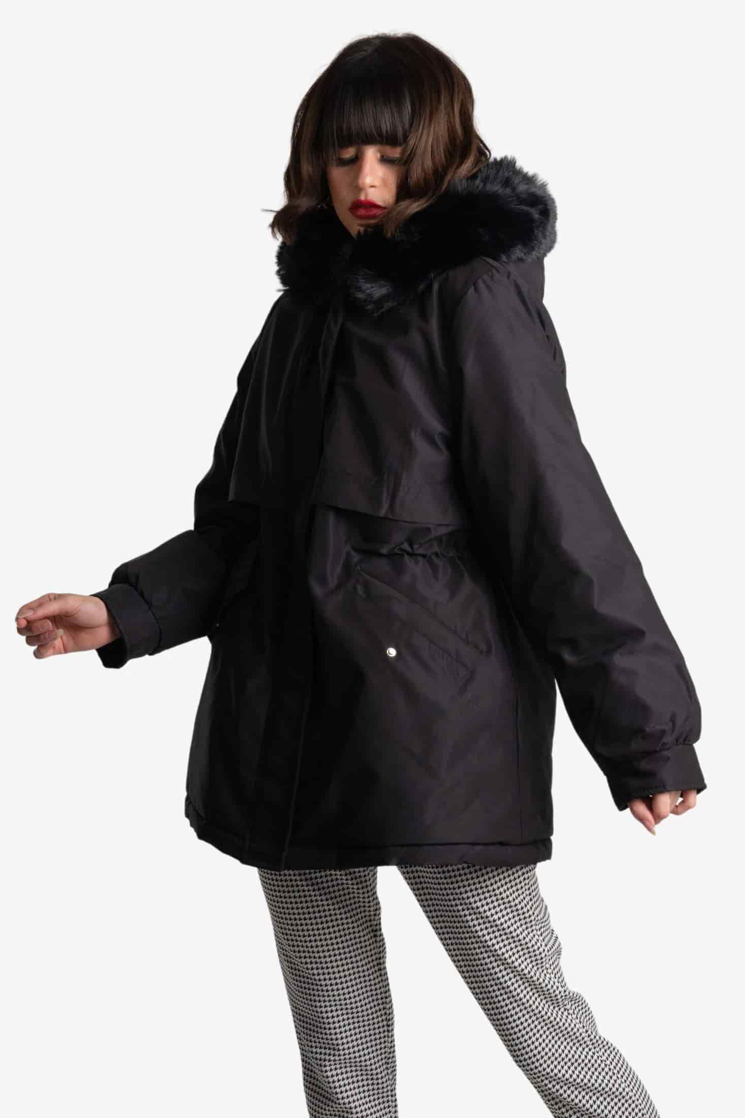 Chaqueta Parka Negra - miniatura 2