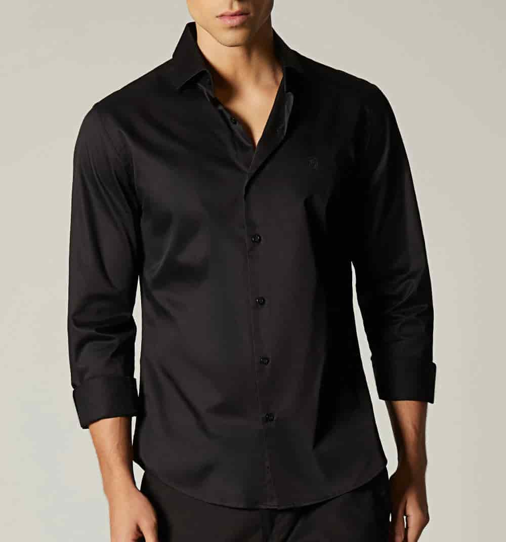 Camisa para hombre manga larga regular fit - miniatura 6