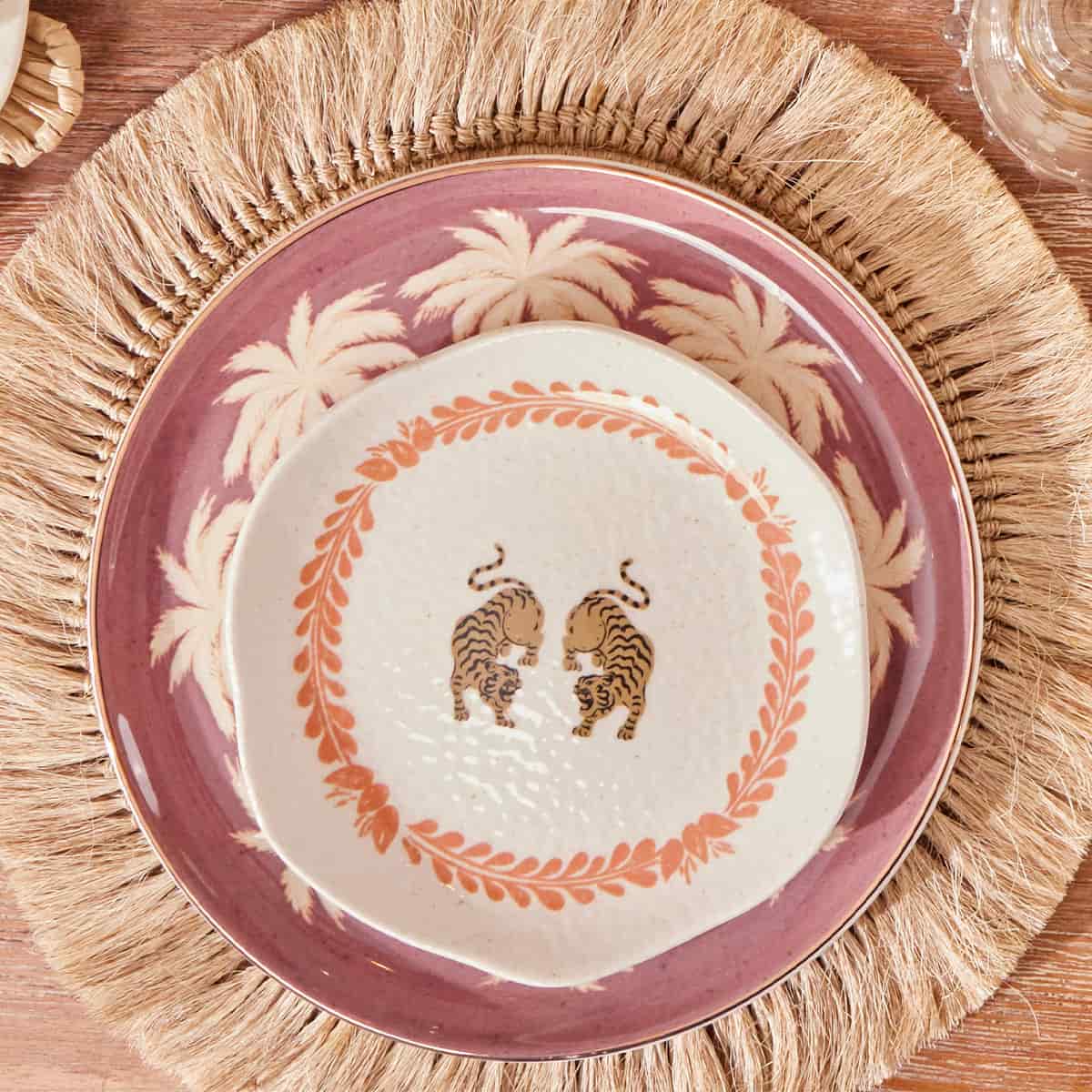 Plato Postre 19.8cm Tigres Corona x Malai - miniatura 3