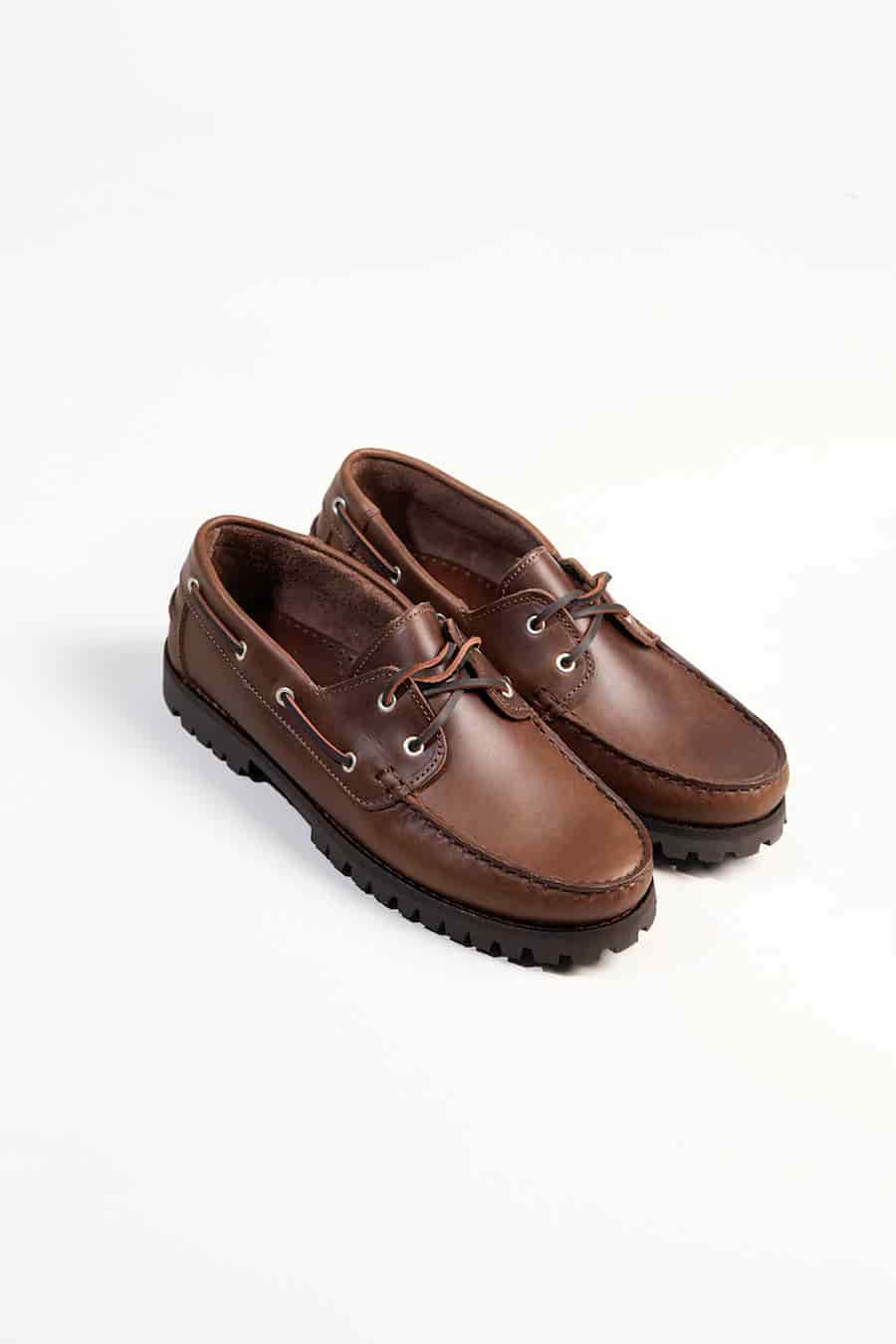 Men's moccasin nautical cord brown - miniatura 4