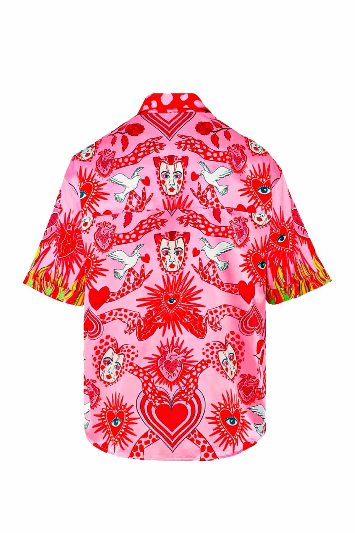 Camisa Manga Corta Unisex / Ilustración Amor Infinito - miniatura 3