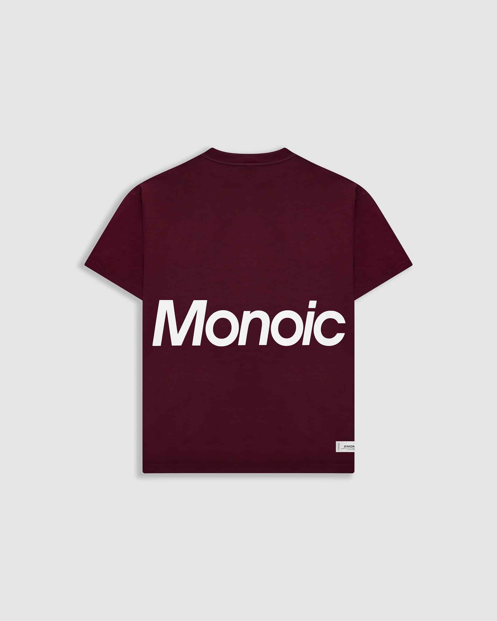Camiseta Logo Oversized V3 - Burgundy - miniatura 1