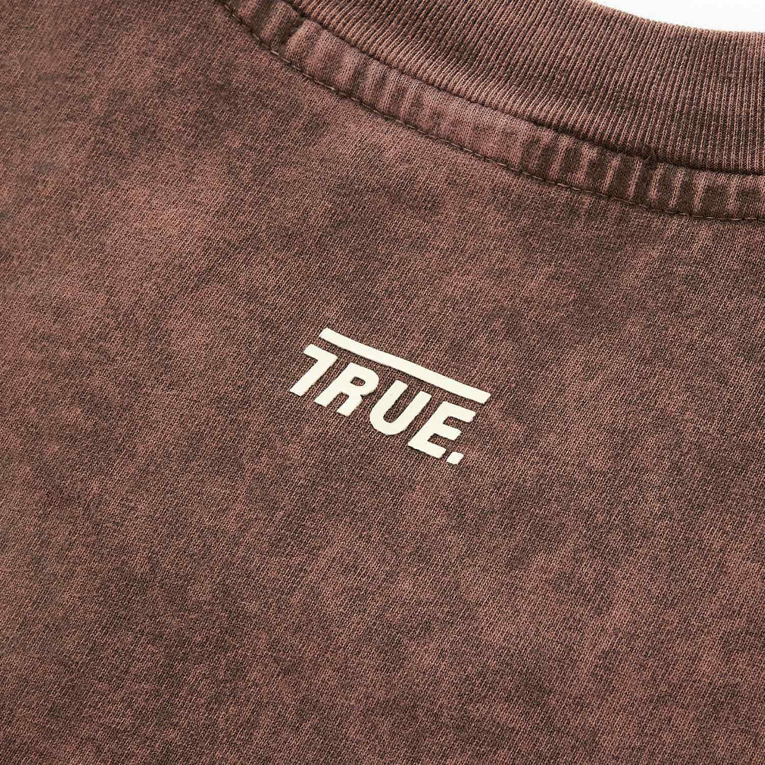 Oversized Washed T- Shirt - Brown - miniatura 4