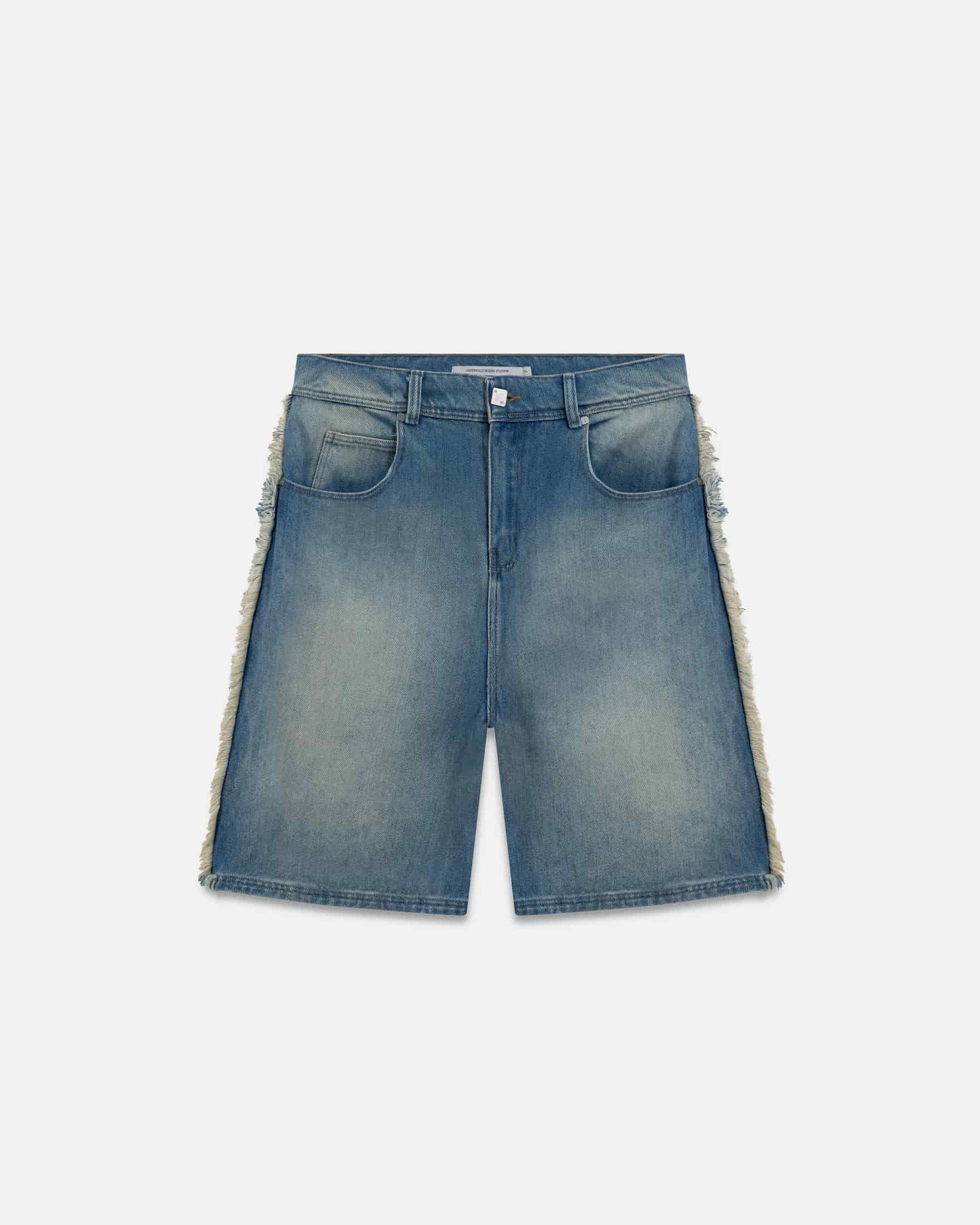 Spring Frayed Jorts Blue - miniatura 3