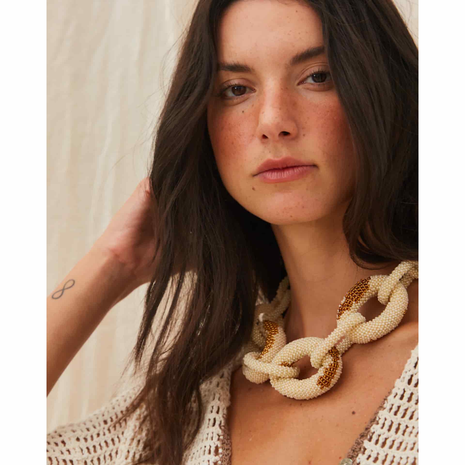 Link Beaded Necklace - miniatura 18