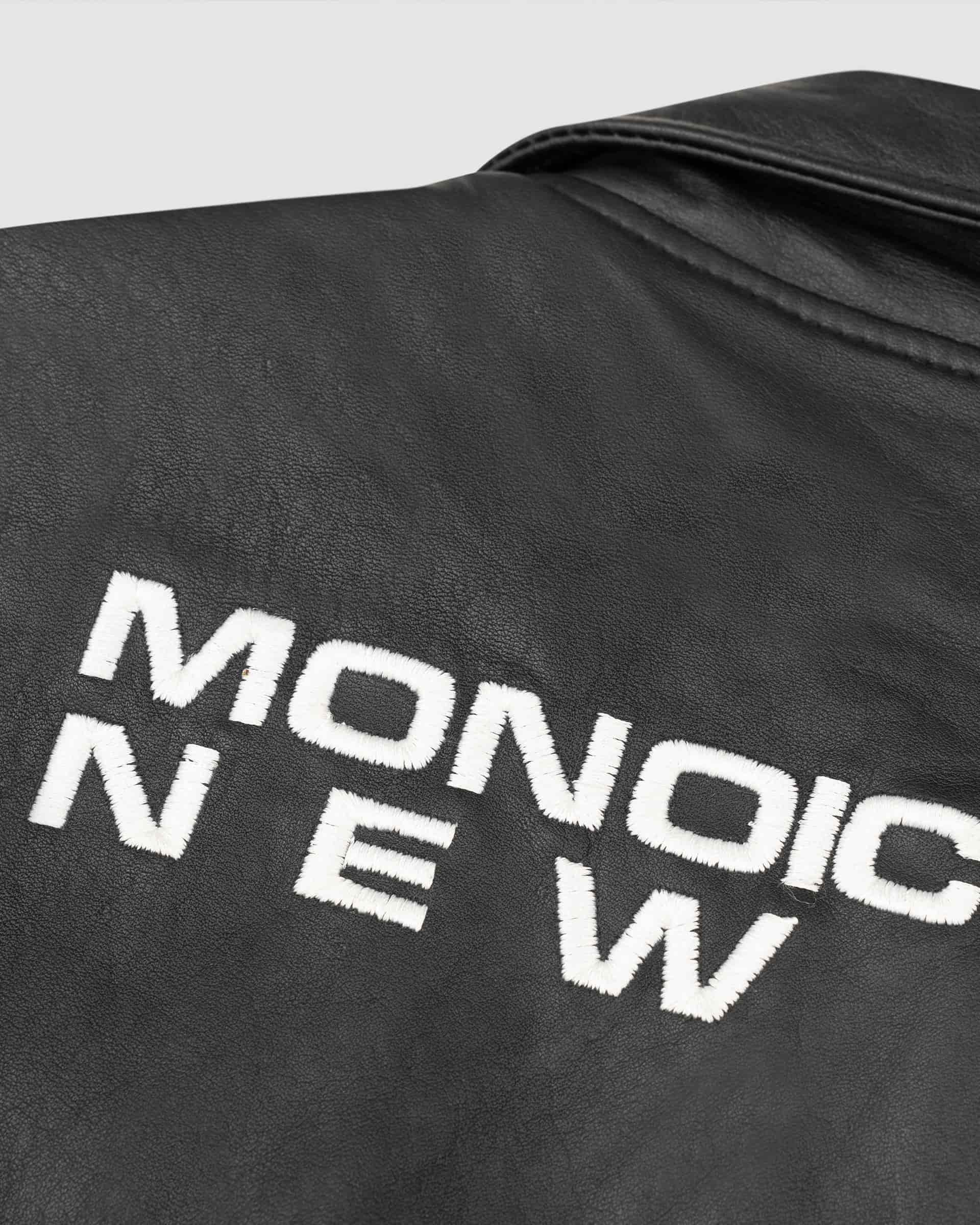 Edición Limitada | Chaqueta de Cuero Aviador - Negro - miniatura 3