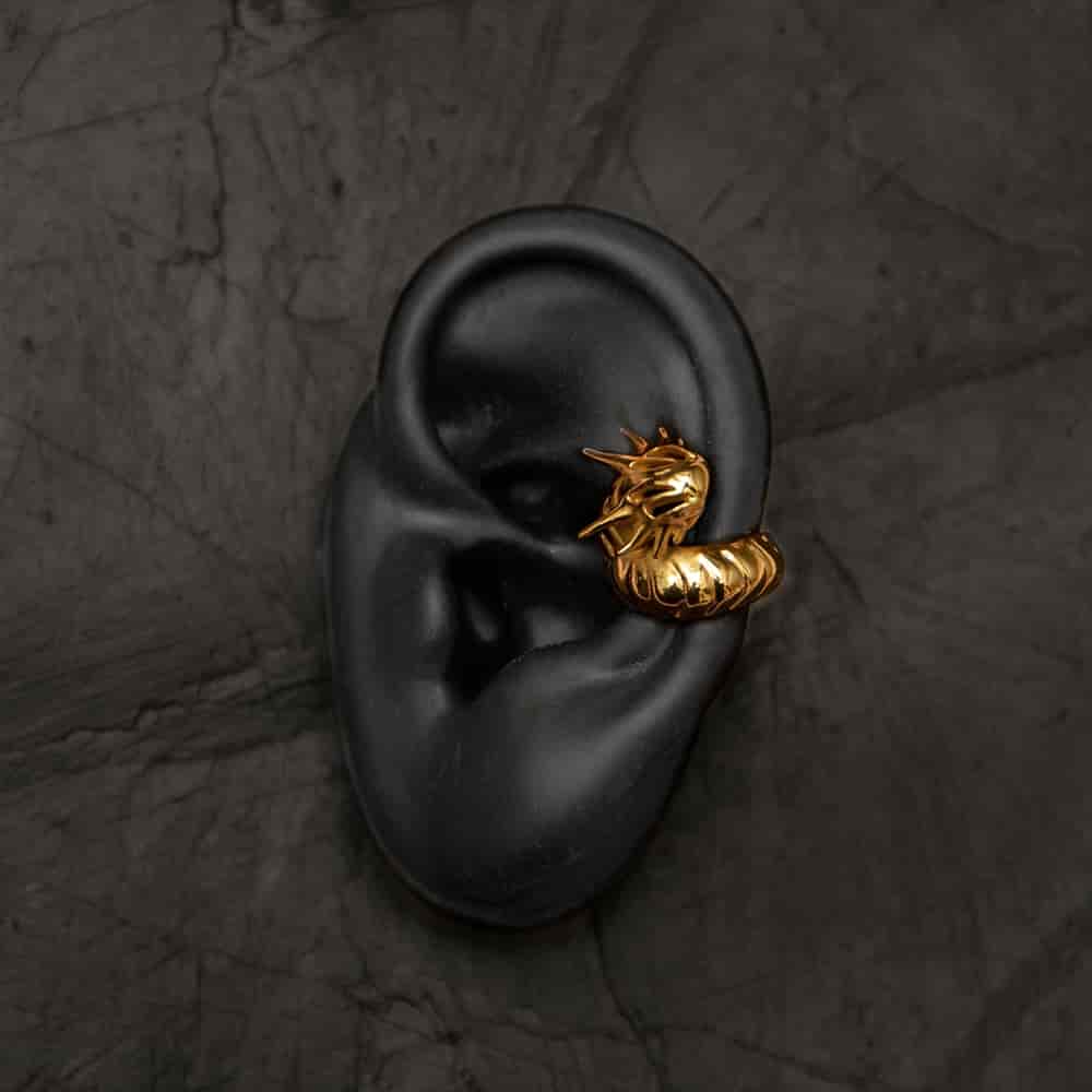 Earcuff Oruga Dragón - miniatura 2