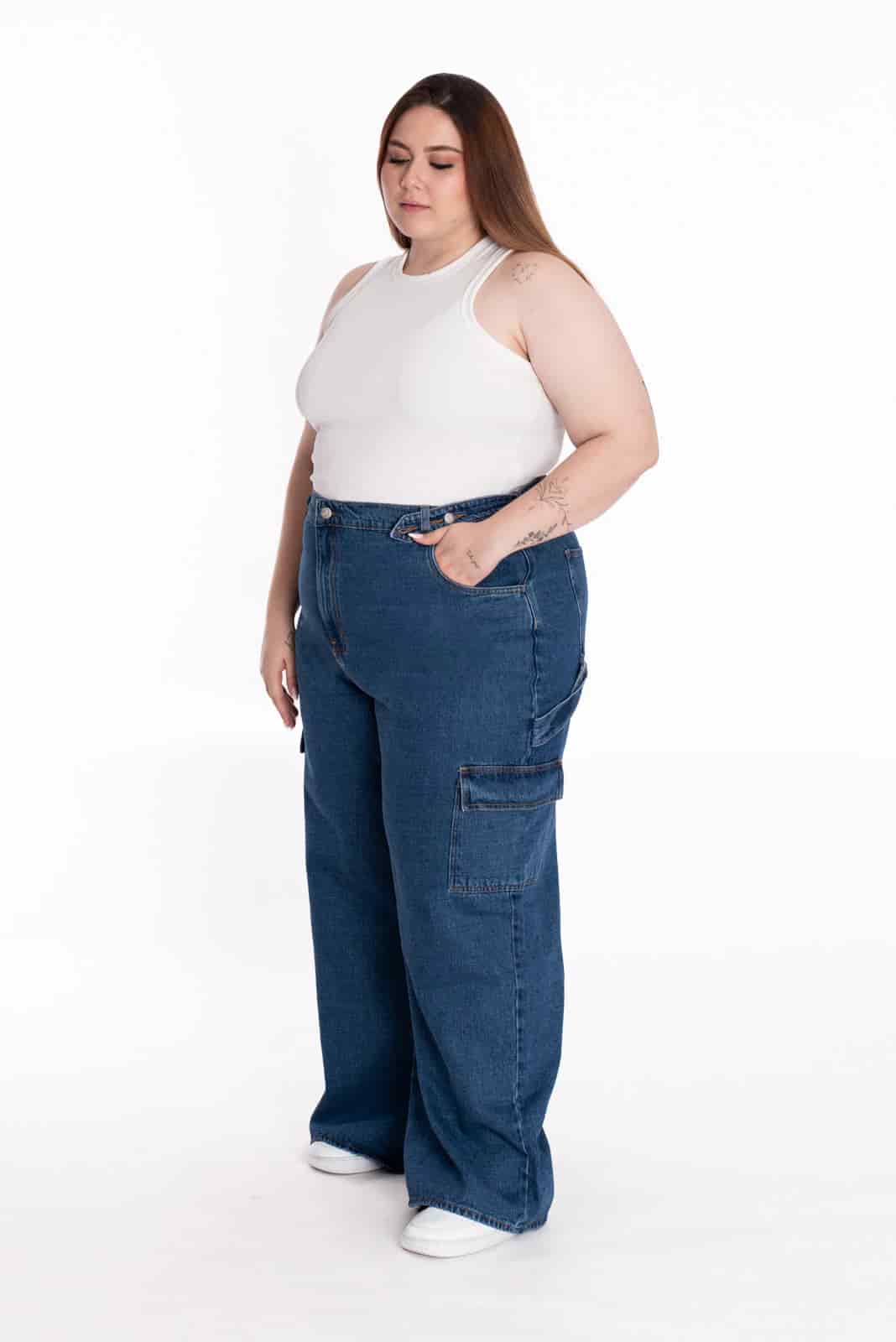 Jean Cargo Amplio Ajustable 443 - miniatura 7