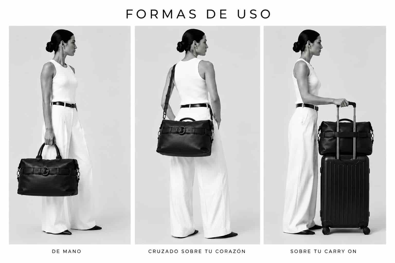 GIO travel bag negro (PRE ORDER) - miniatura 6