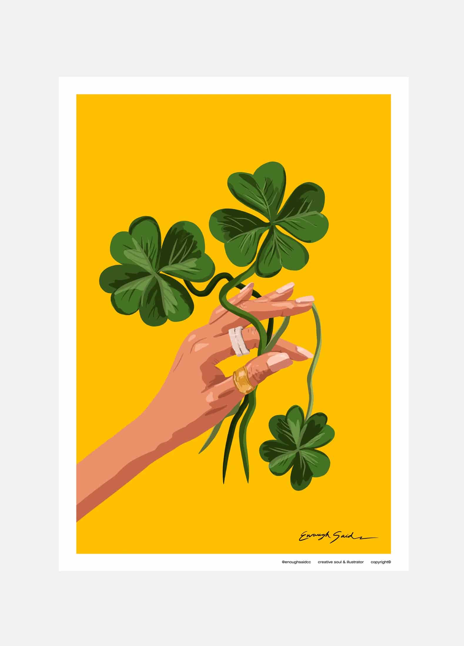 Poster Clovers | Enough Said - miniatura 1