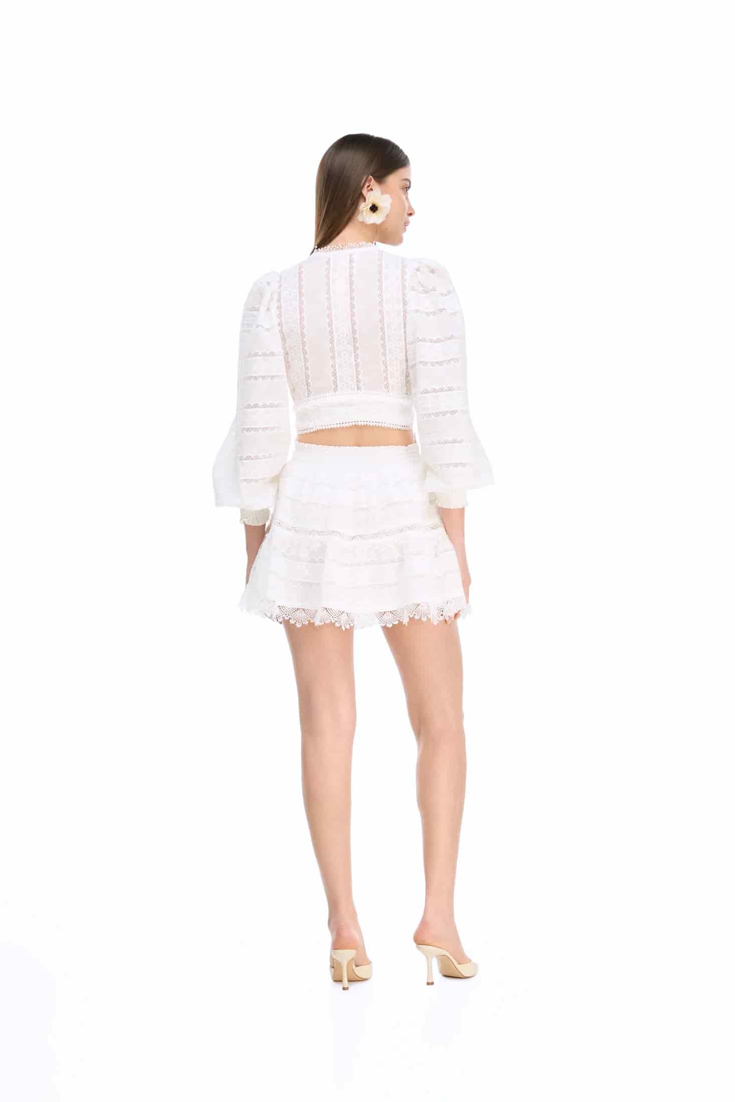 FIRA SKIRT WHITE - miniatura 6