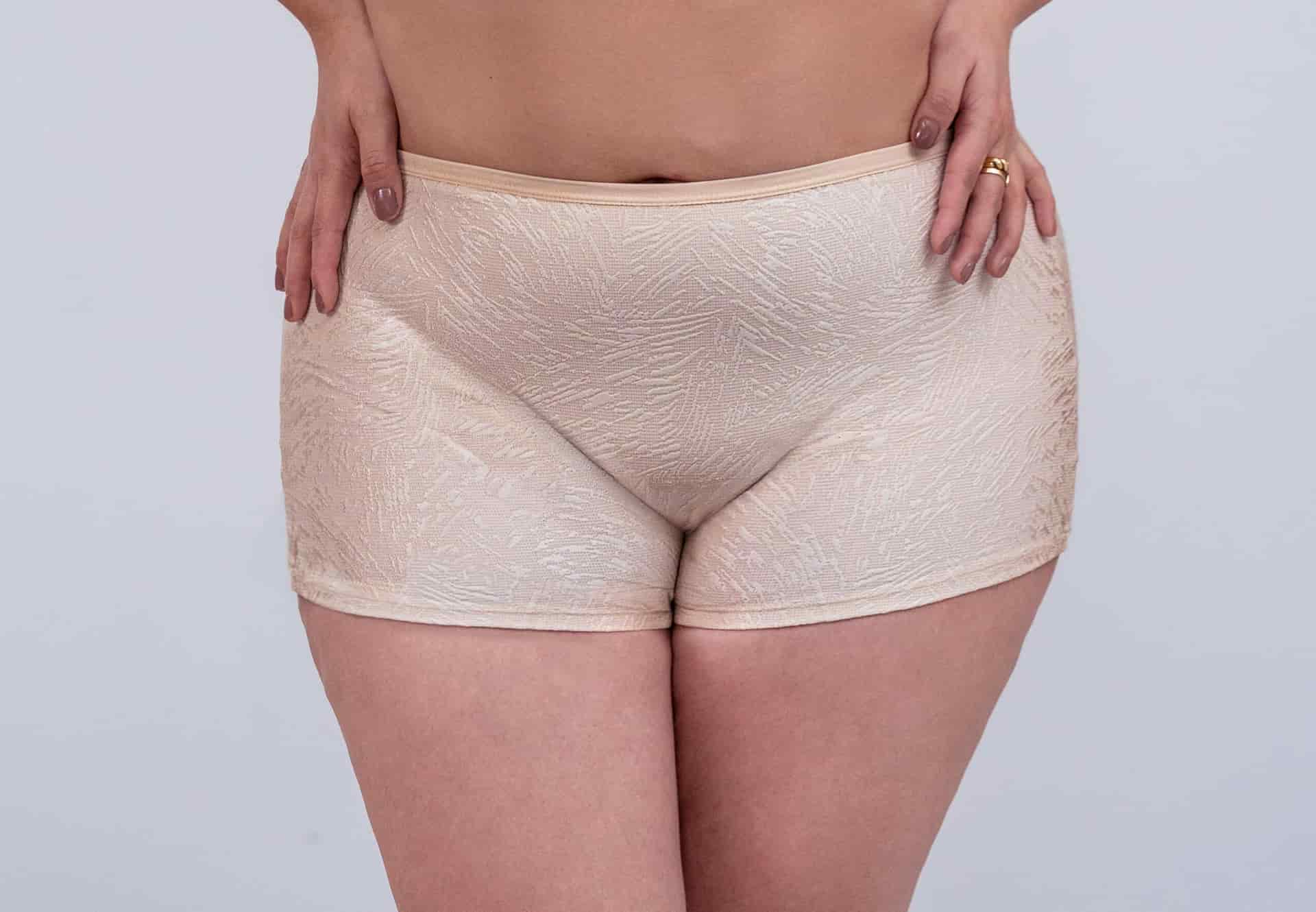 Panty Cachetero de Tiro Alto con Control de Abdomen en Lycra Jacquard - miniatura 3