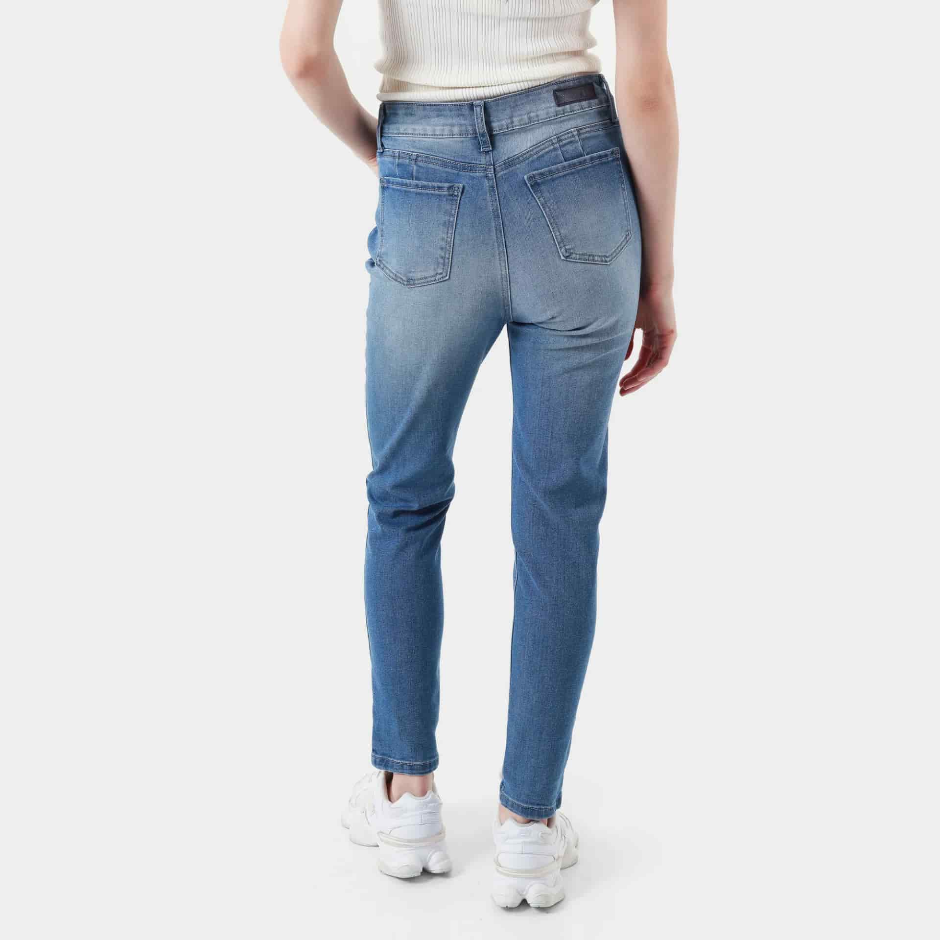 Jean Tiro Medio Bota Skinny - miniatura 5